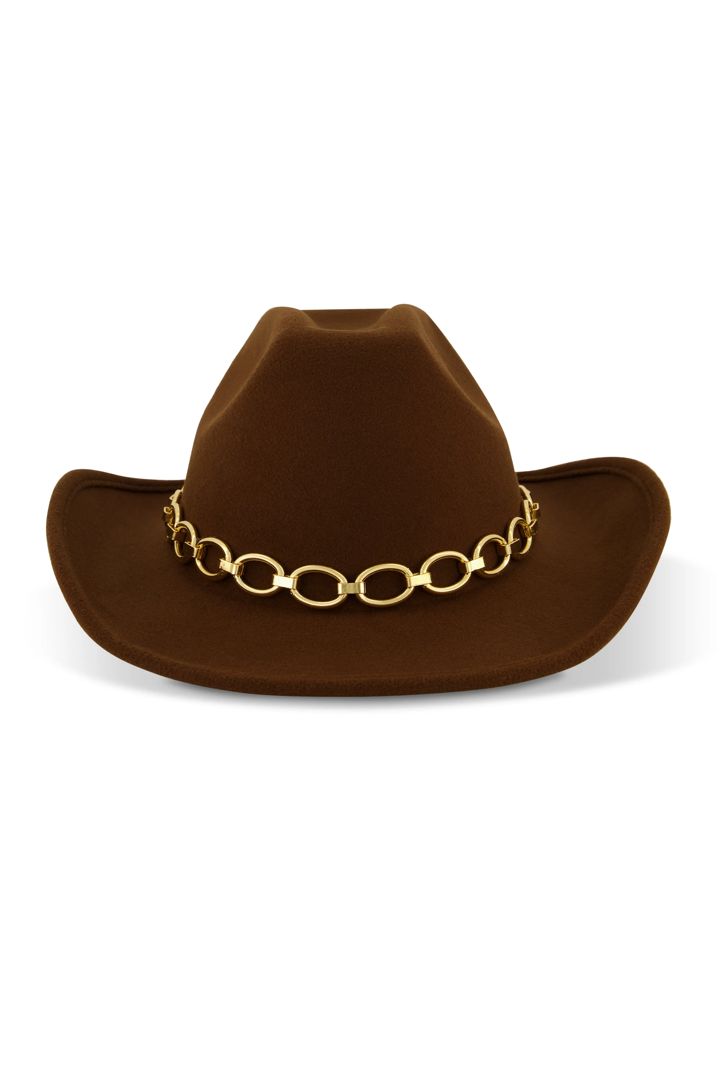 Metallic Chain Detail Cowboy Hat sold by Rainbow product image thumbnail 2
