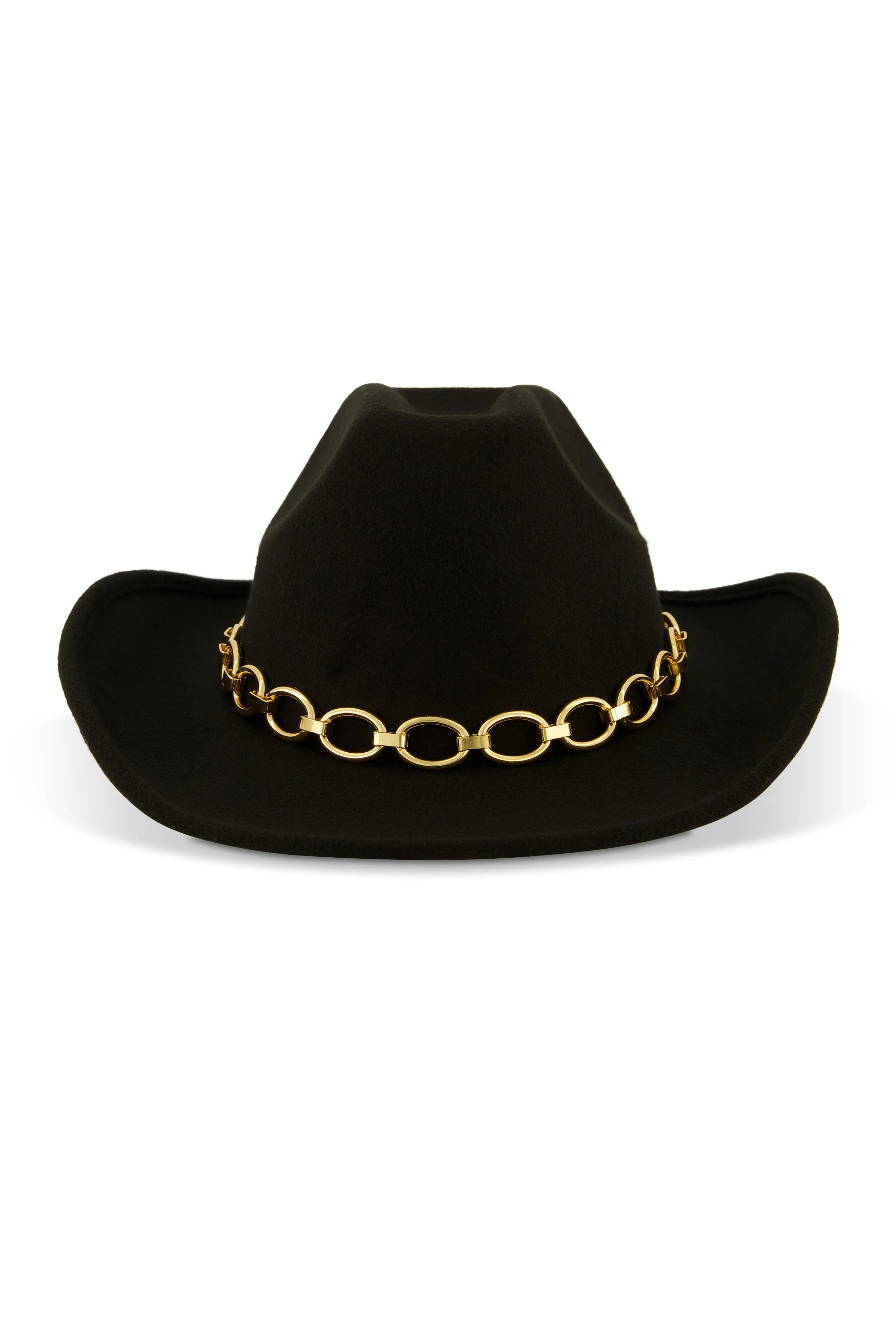 Metallic Chain Detail Cowboy Hat sold by Rainbow product image thumbnail 2