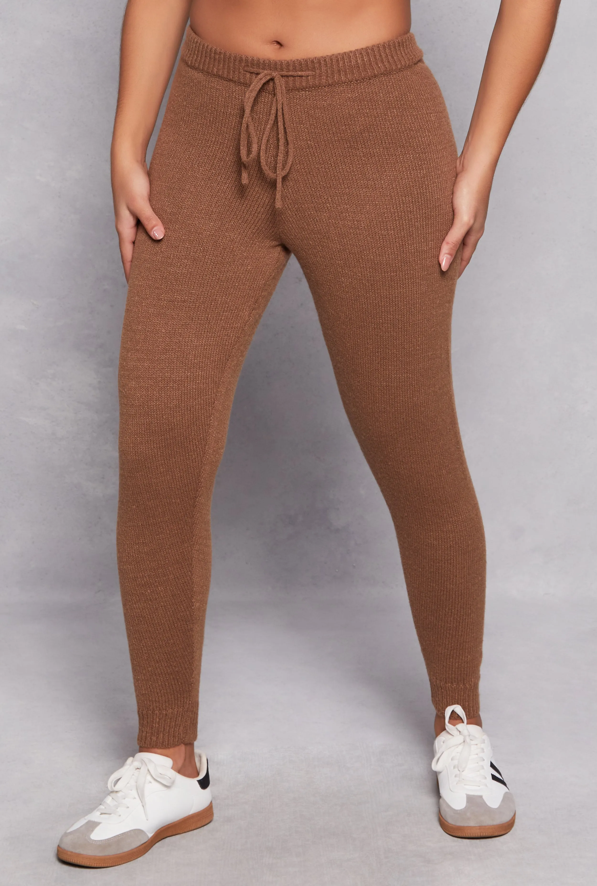 Brushed Knit Drawstring Joggers sold by Rainbow product image thumbnail 2