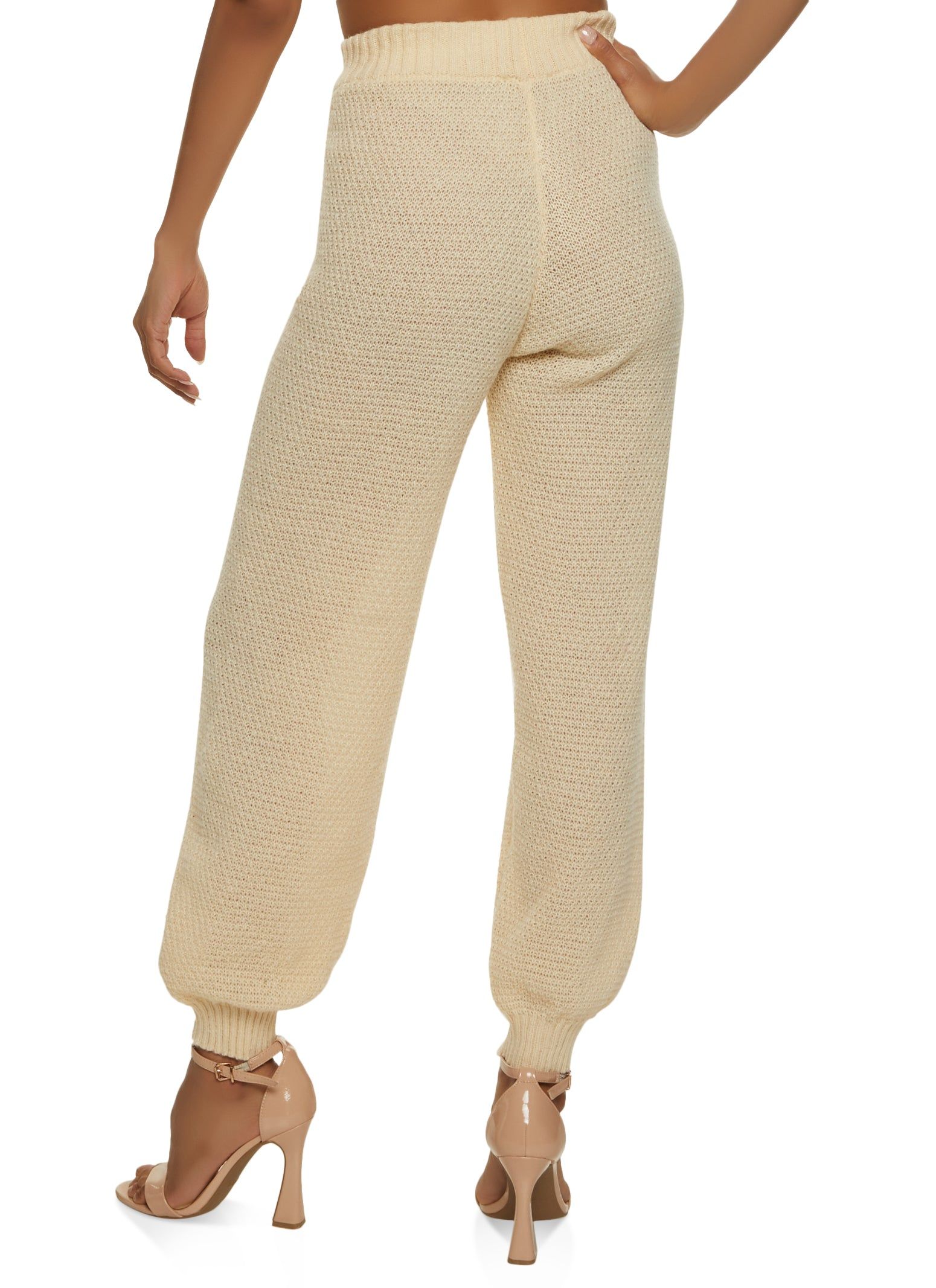 Knit High Waisted Joggers sold by Rainbow product image thumbnail 2
