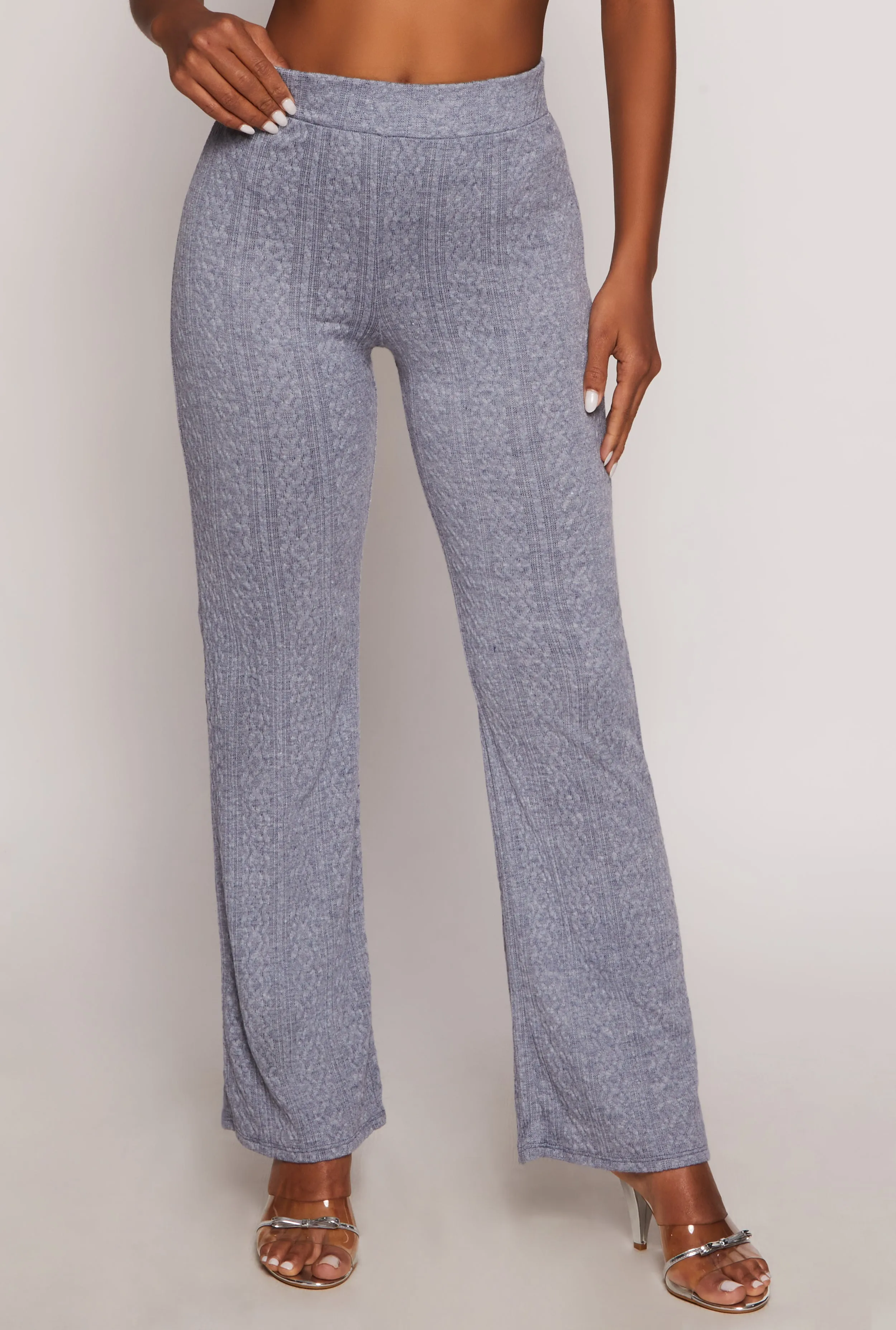 Textured Knit Wide Leg Pants sold by Rainbow product image thumbnail 2