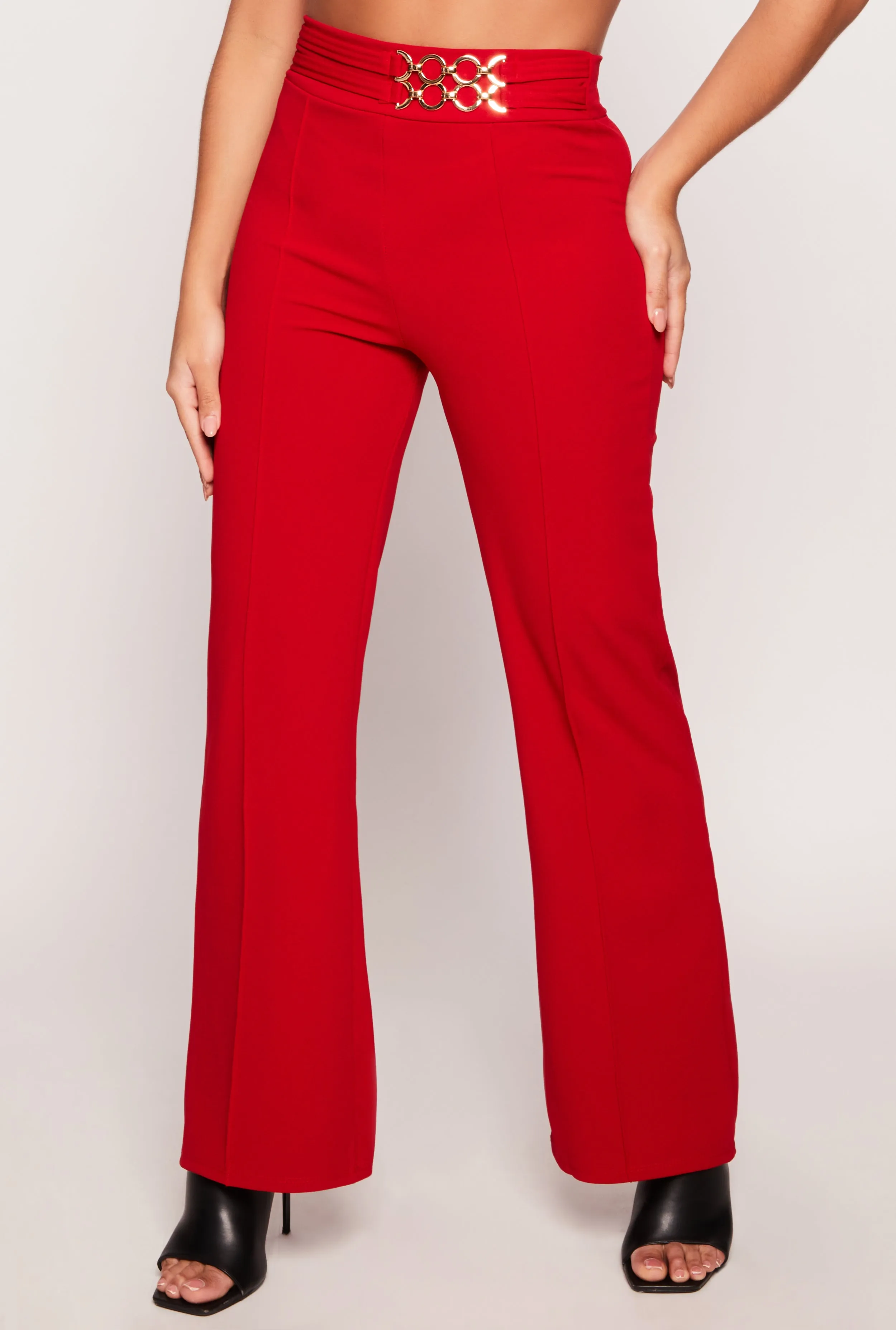 Metallic Link Detail Dress Pants sold by Rainbow product image thumbnail 2