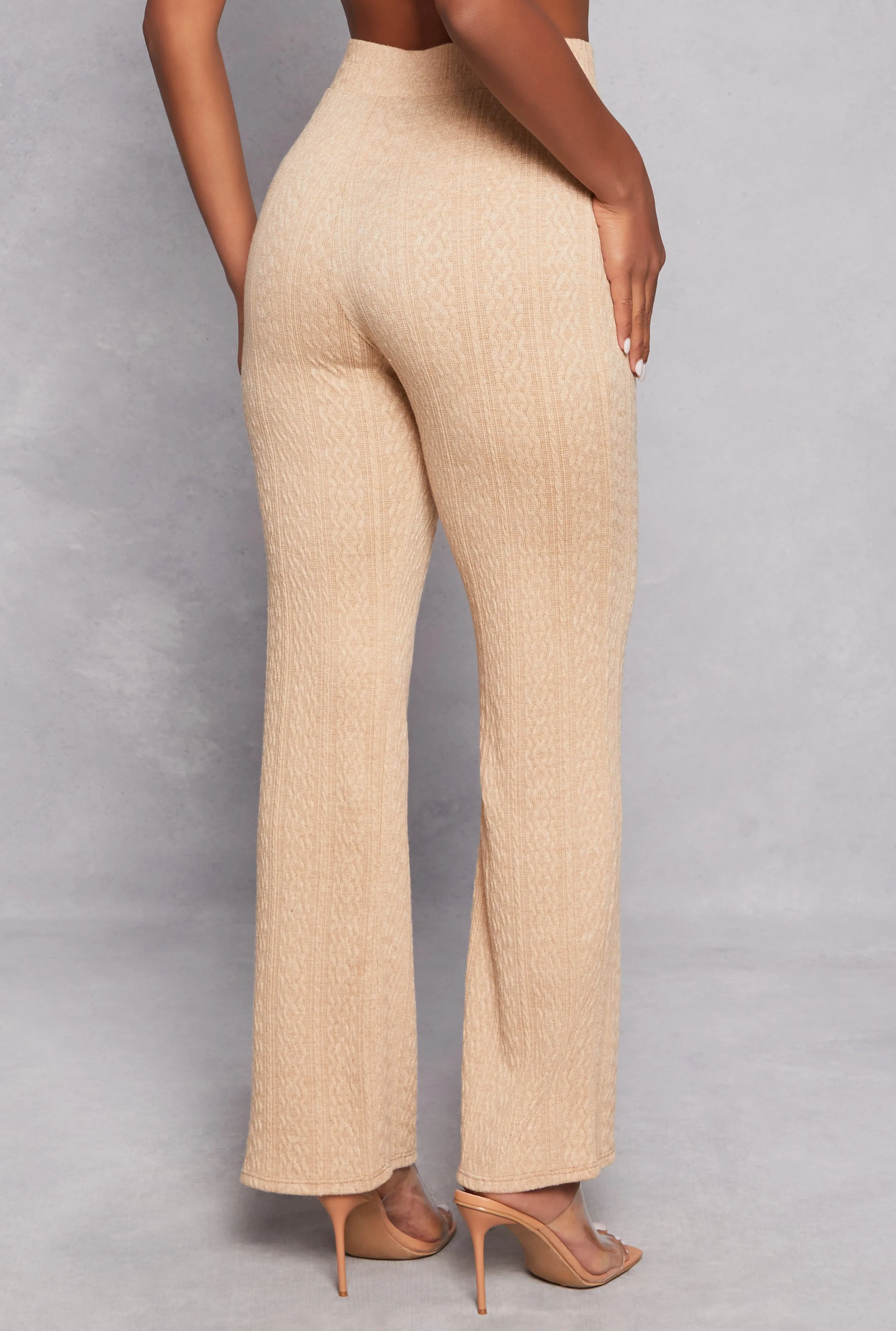 Textured Knit Wide Leg Pants sold by Rainbow product image thumbnail 3