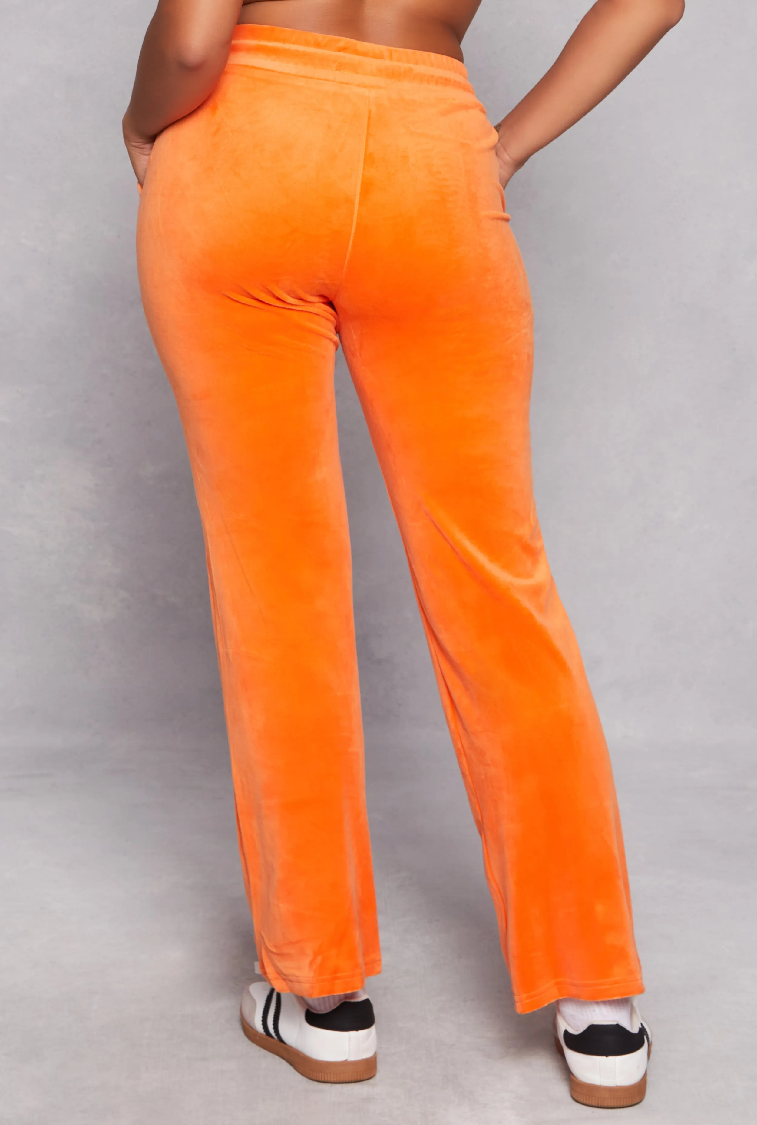 Velour Drawstring Waist Sweatpants sold by Rainbow product image thumbnail 3