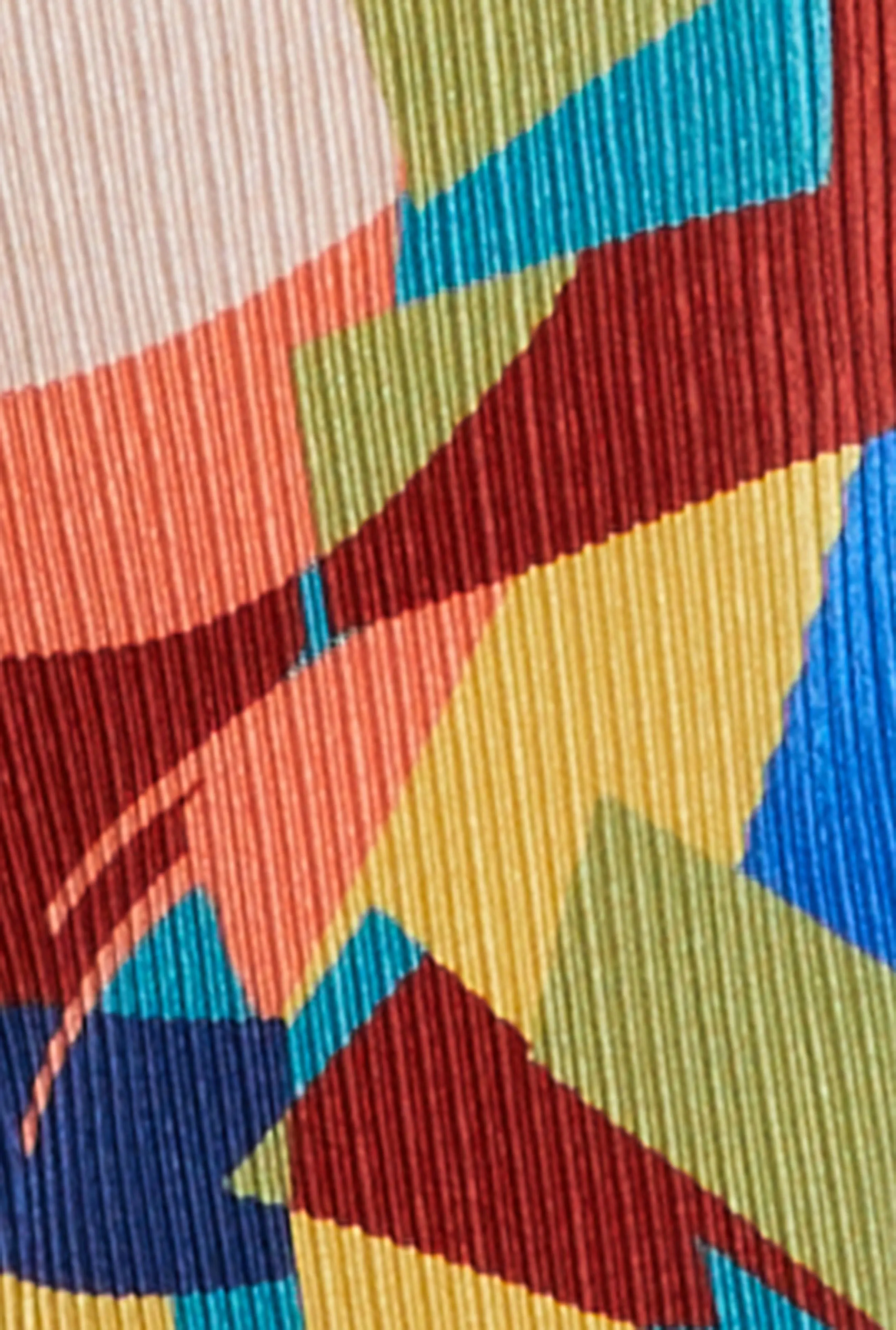 Plus Size Plisse Printed Button Front Shirt sold by Rainbow product image thumbnail 4