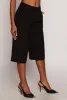 Pinstripe Pleated Bermuda Shorts sold by Rainbow
