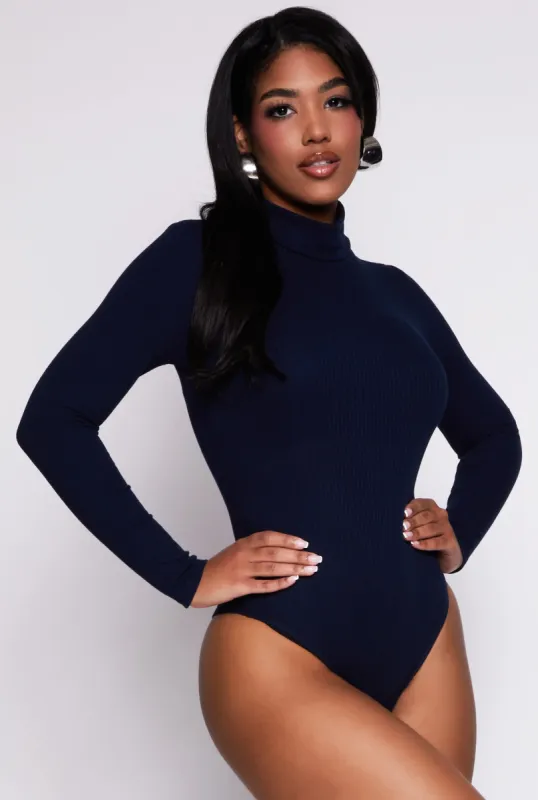 Turtleneck Long Sleeve Bodysuit sold by Rainbow
