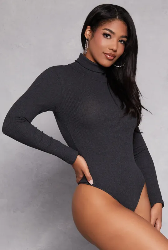 Turtleneck Long Sleeve Bodysuit sold by Rainbow