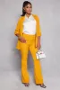 Crepe Knit Flare Dress Pants sold by Rainbow