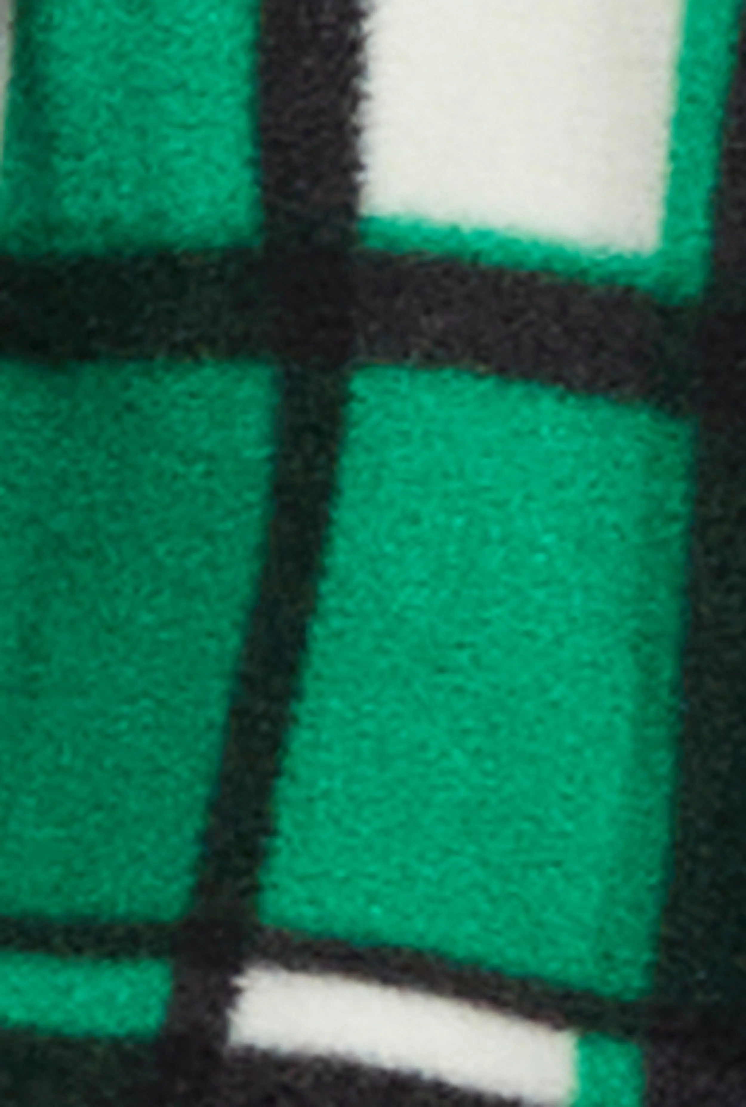 Fleece Plaid Button Front Shacket sold by Rainbow product image thumbnail 4