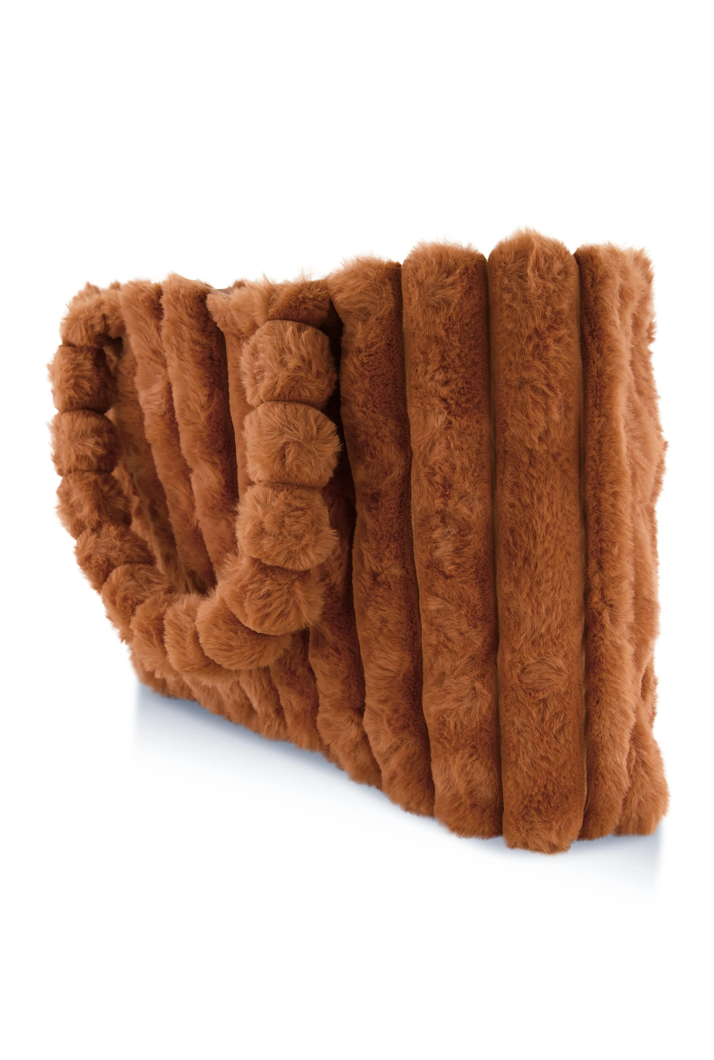 Faux Fur Shadow Stripe Tote Bag sold by Rainbow product image thumbnail 3