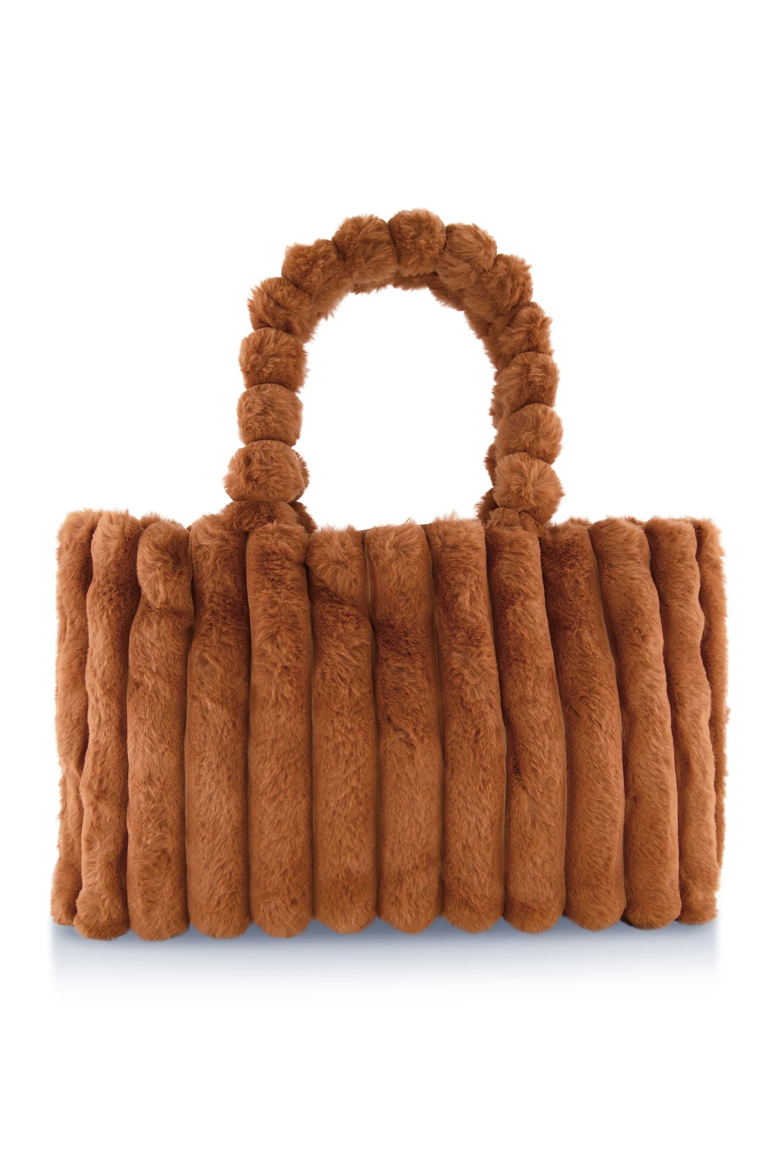 Faux Fur Shadow Stripe Tote Bag sold by Rainbow product image thumbnail 2