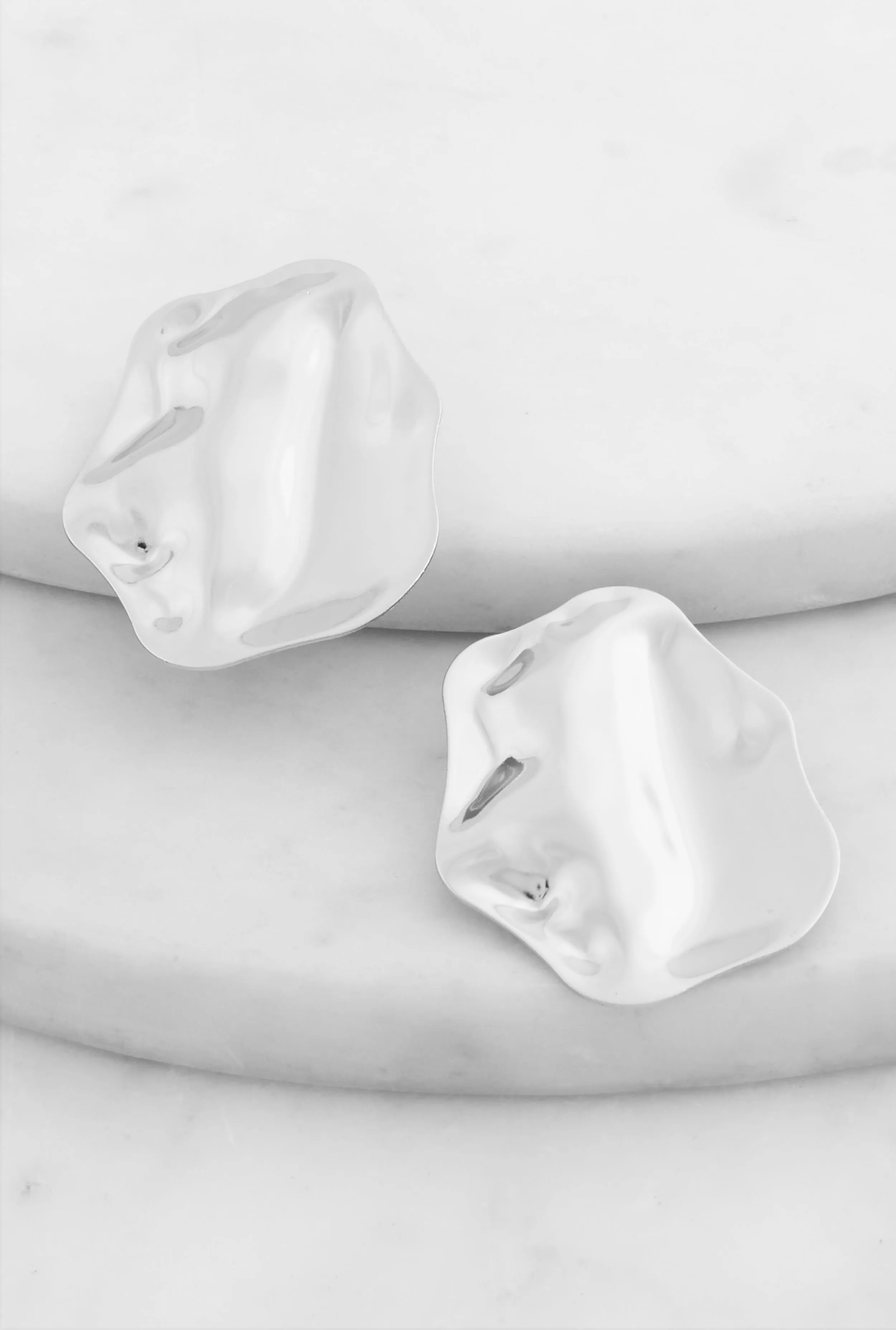 Abstract Metallic Drop Earrings sold by Rainbow product image thumbnail 2