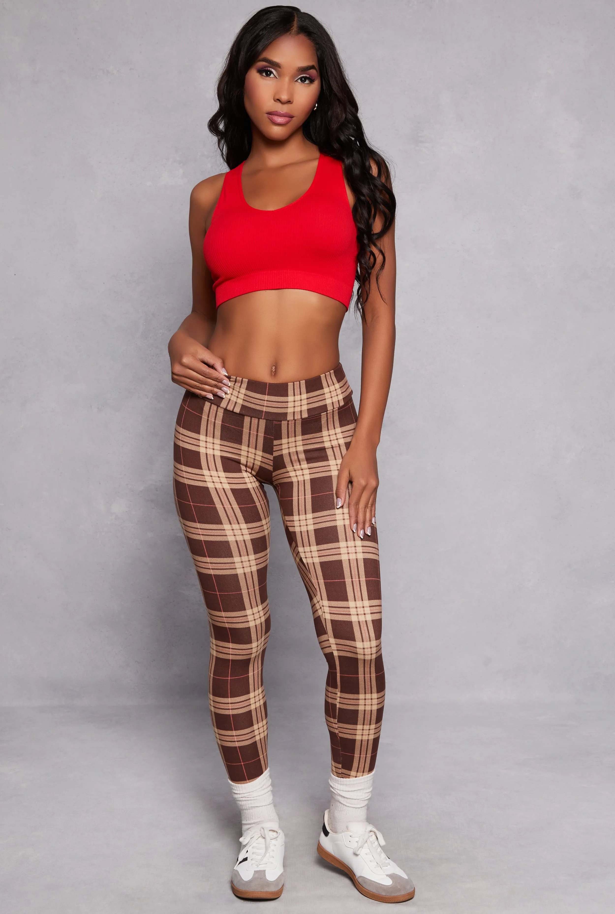 Fleece Lined Patterned Leggings sold by Rainbow