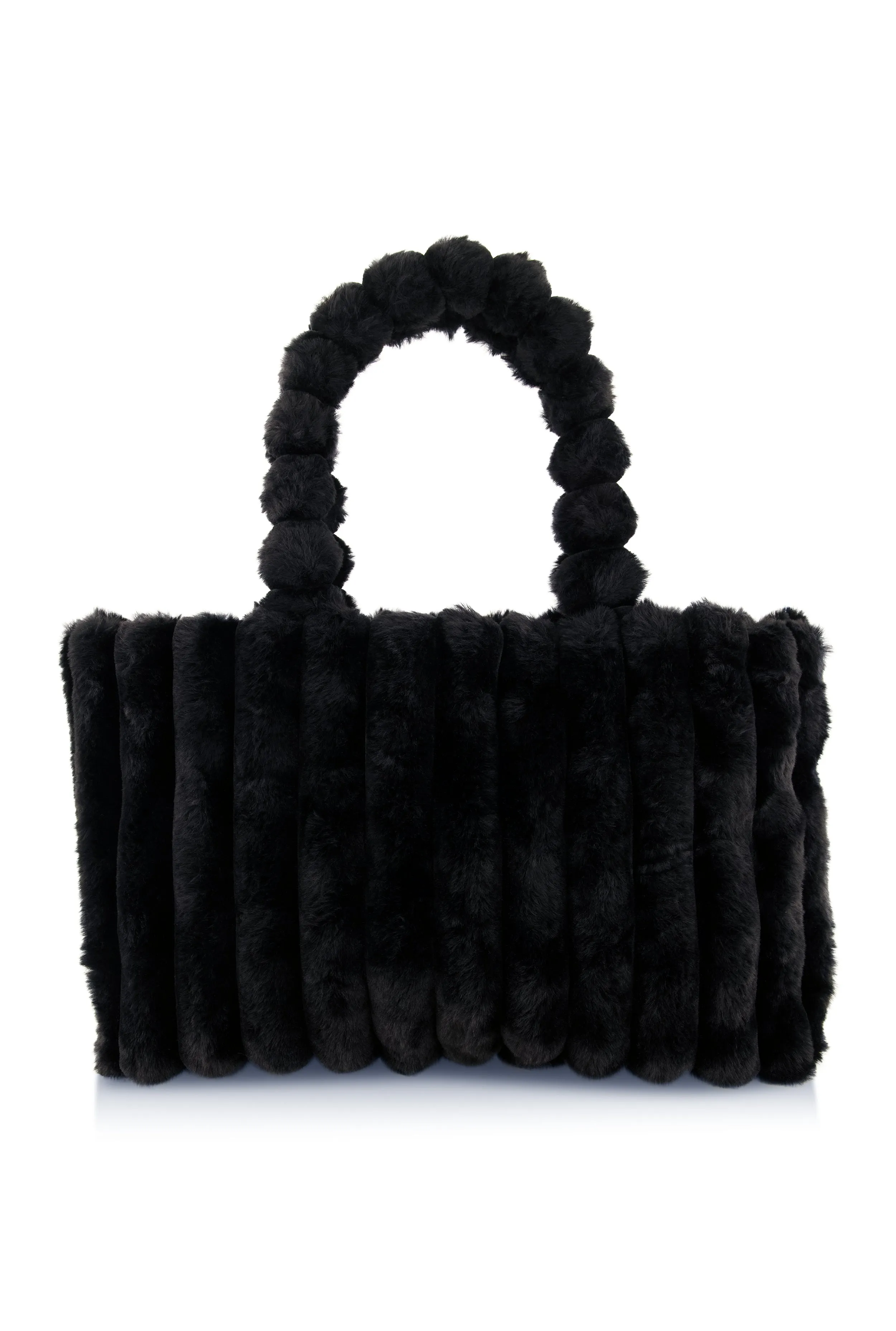 Faux Fur Shadow Stripe Tote Bag sold by Rainbow product image thumbnail 2