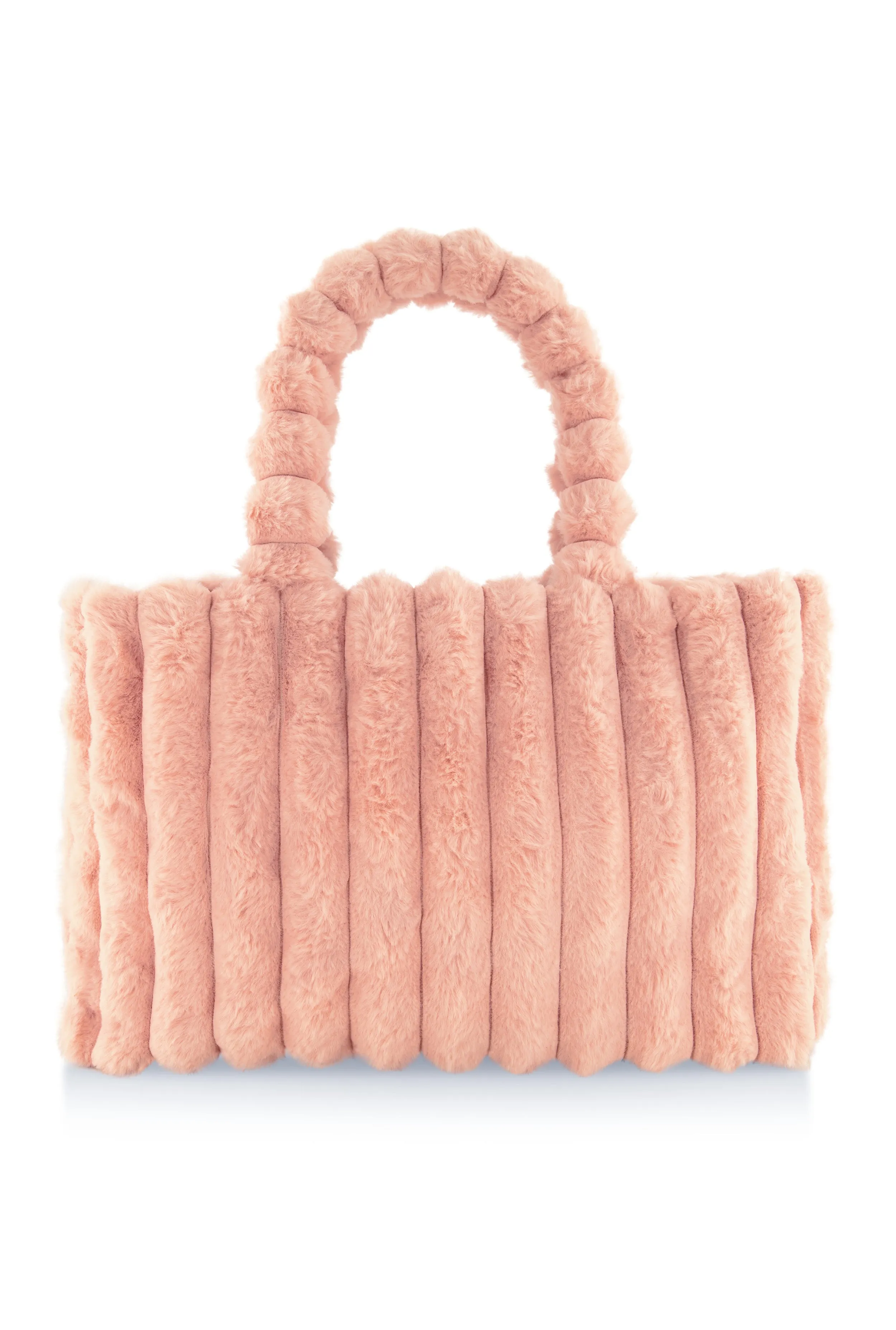 Faux Fur Shadow Stripe Tote Bag sold by Rainbow product image thumbnail 2