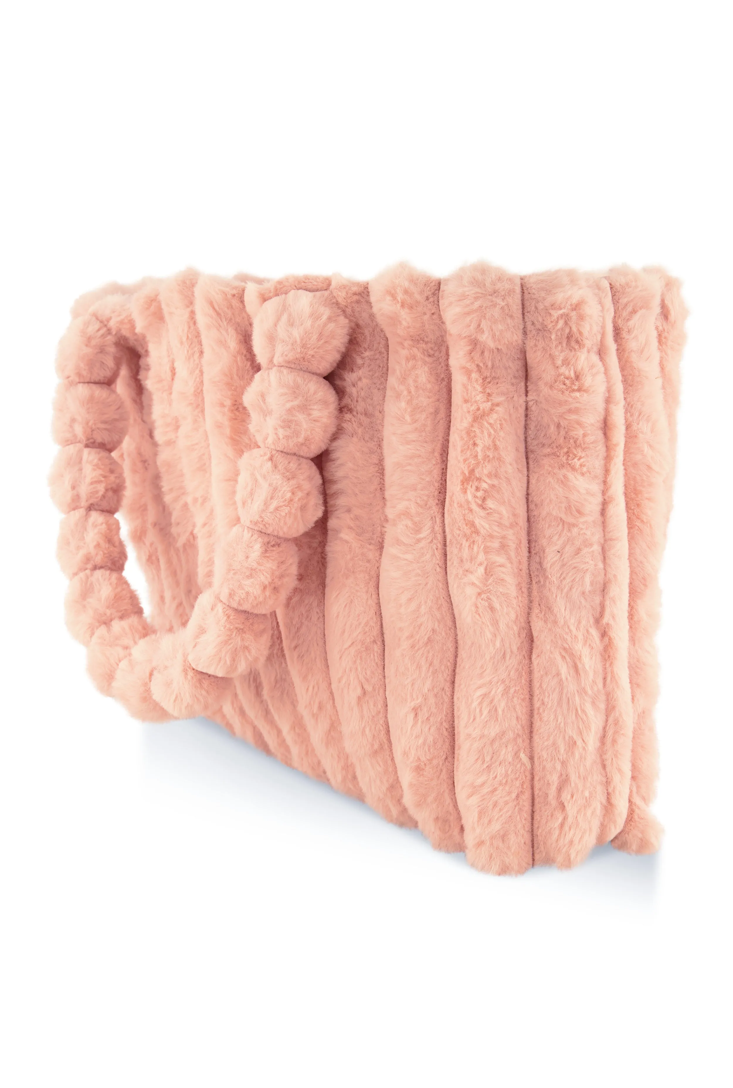 Faux Fur Shadow Stripe Tote Bag sold by Rainbow product image thumbnail 3