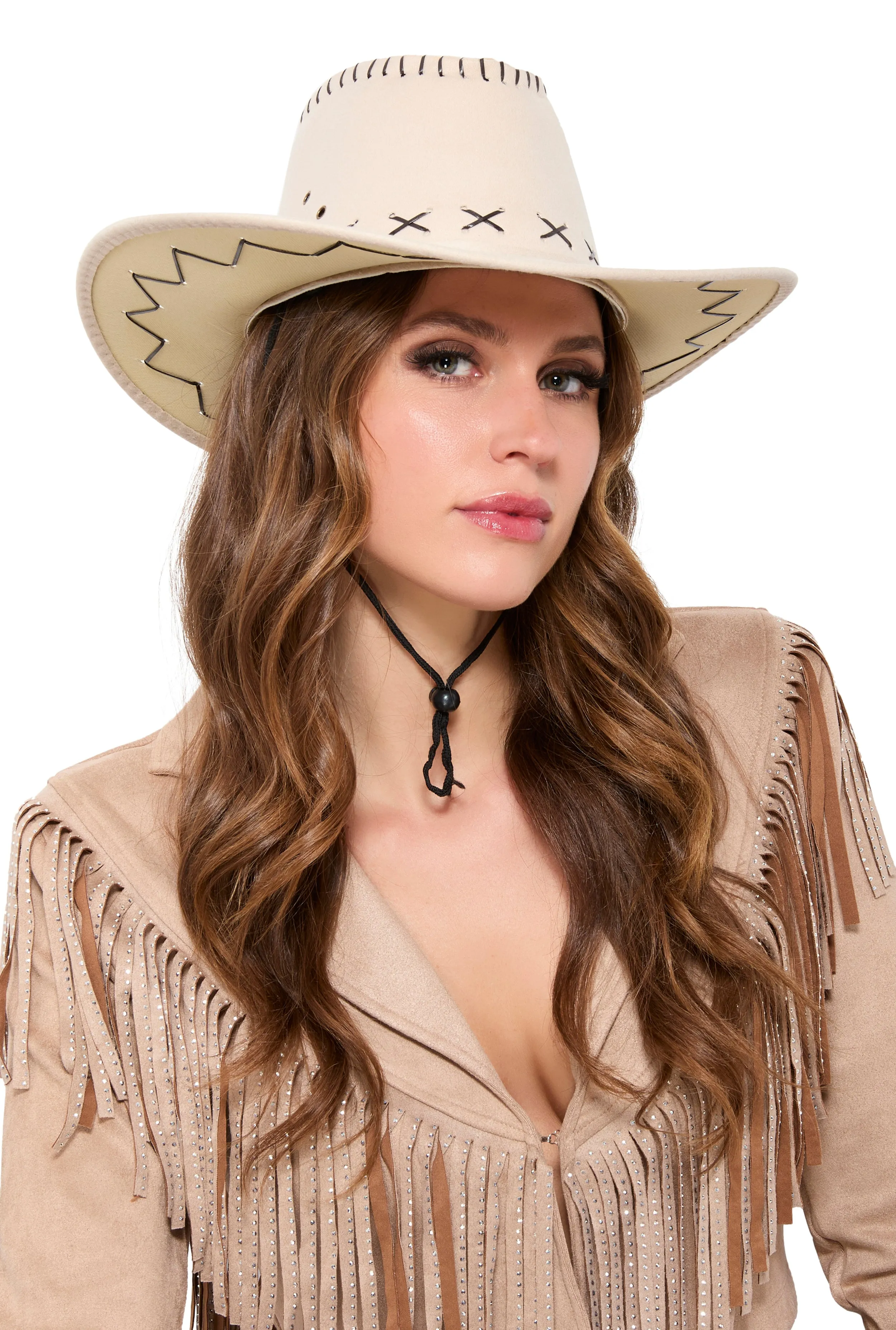 Chin Strap Cowboy Hat sold by Rainbow