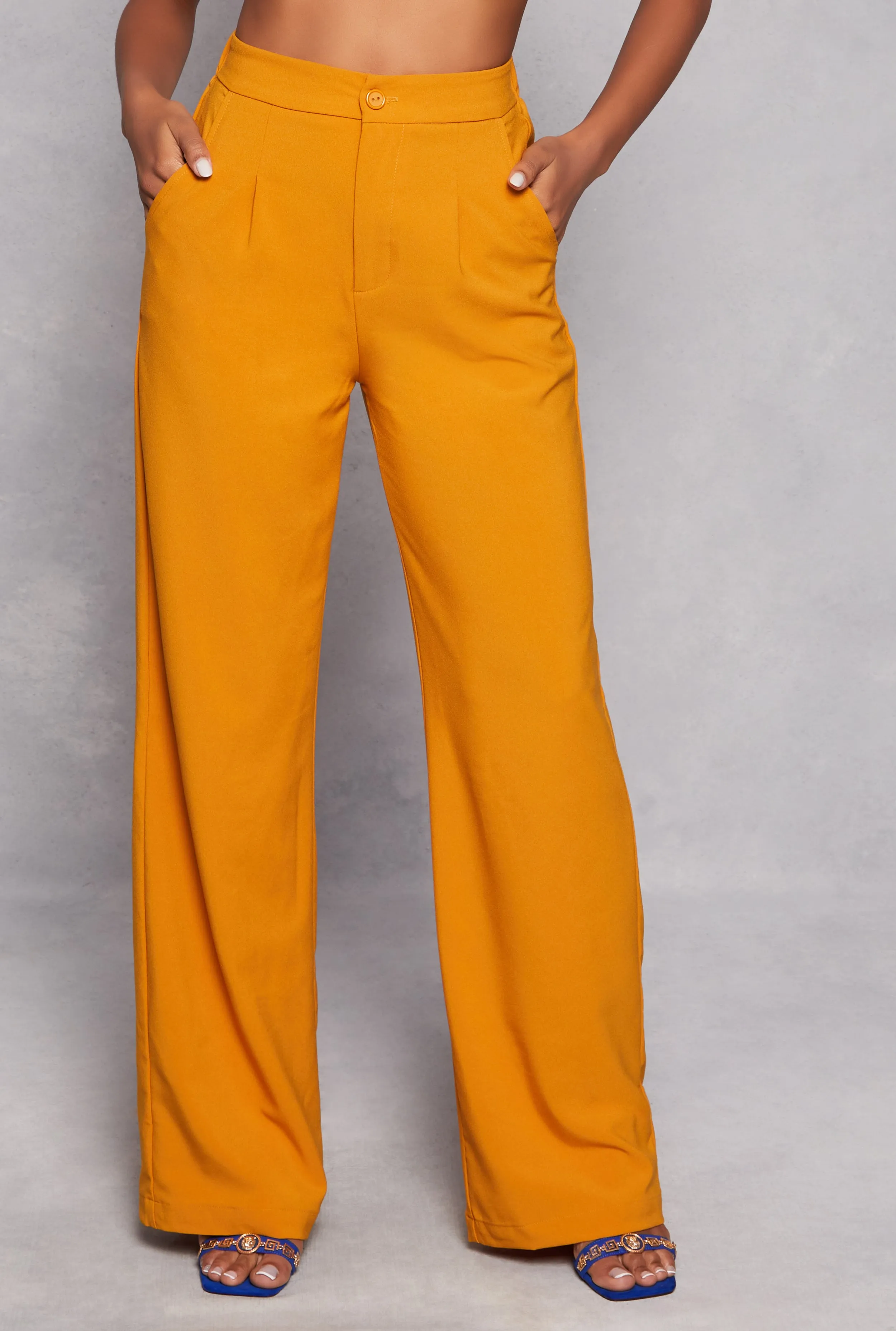 Crepe Knit Wide Leg Dress Pants sold by Rainbow product image thumbnail 2