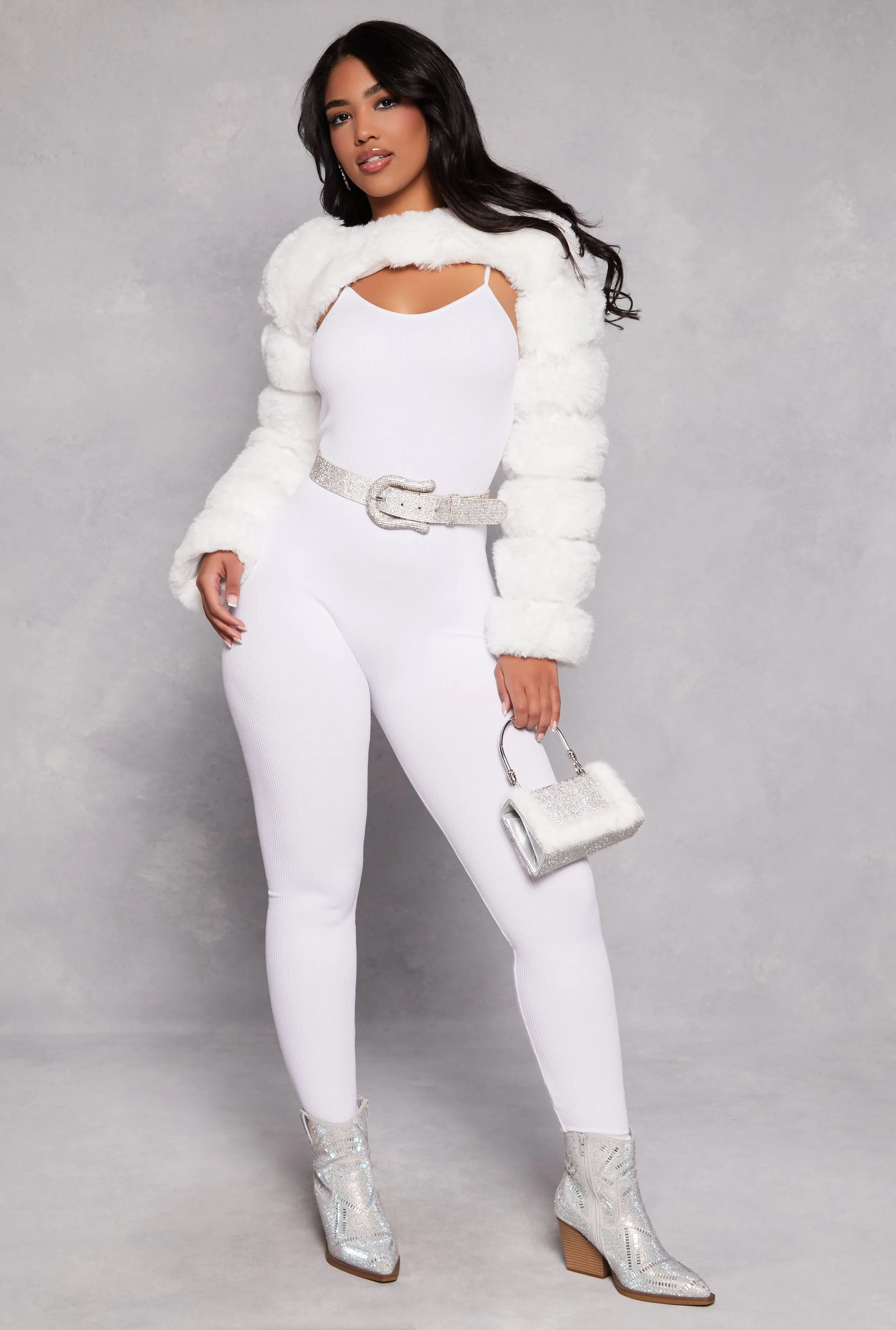 Faux Fur Pullover Bolero Jacket sold by Rainbow product image thumbnail 2