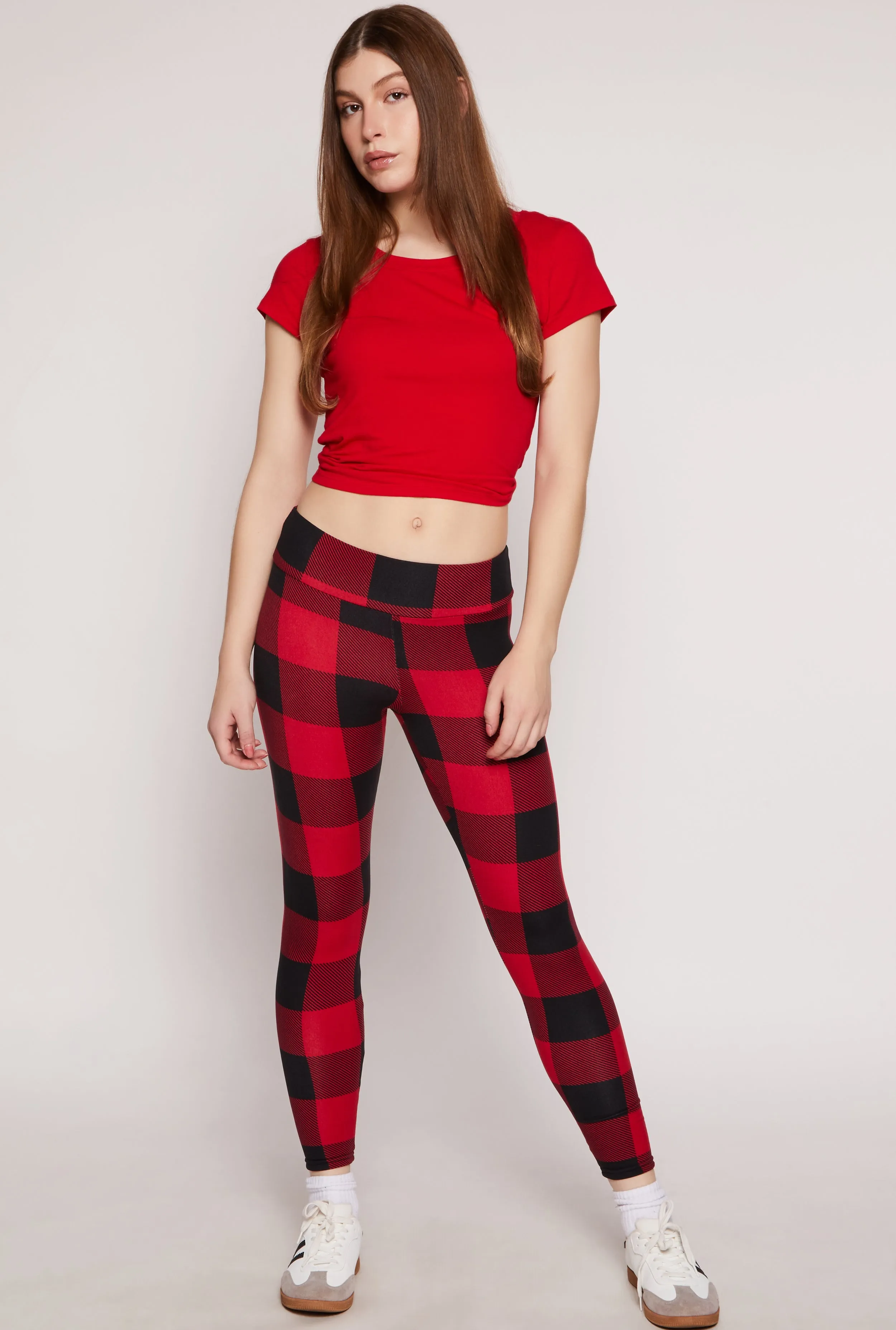 Fleece Lined Patterned Leggings sold by Rainbow