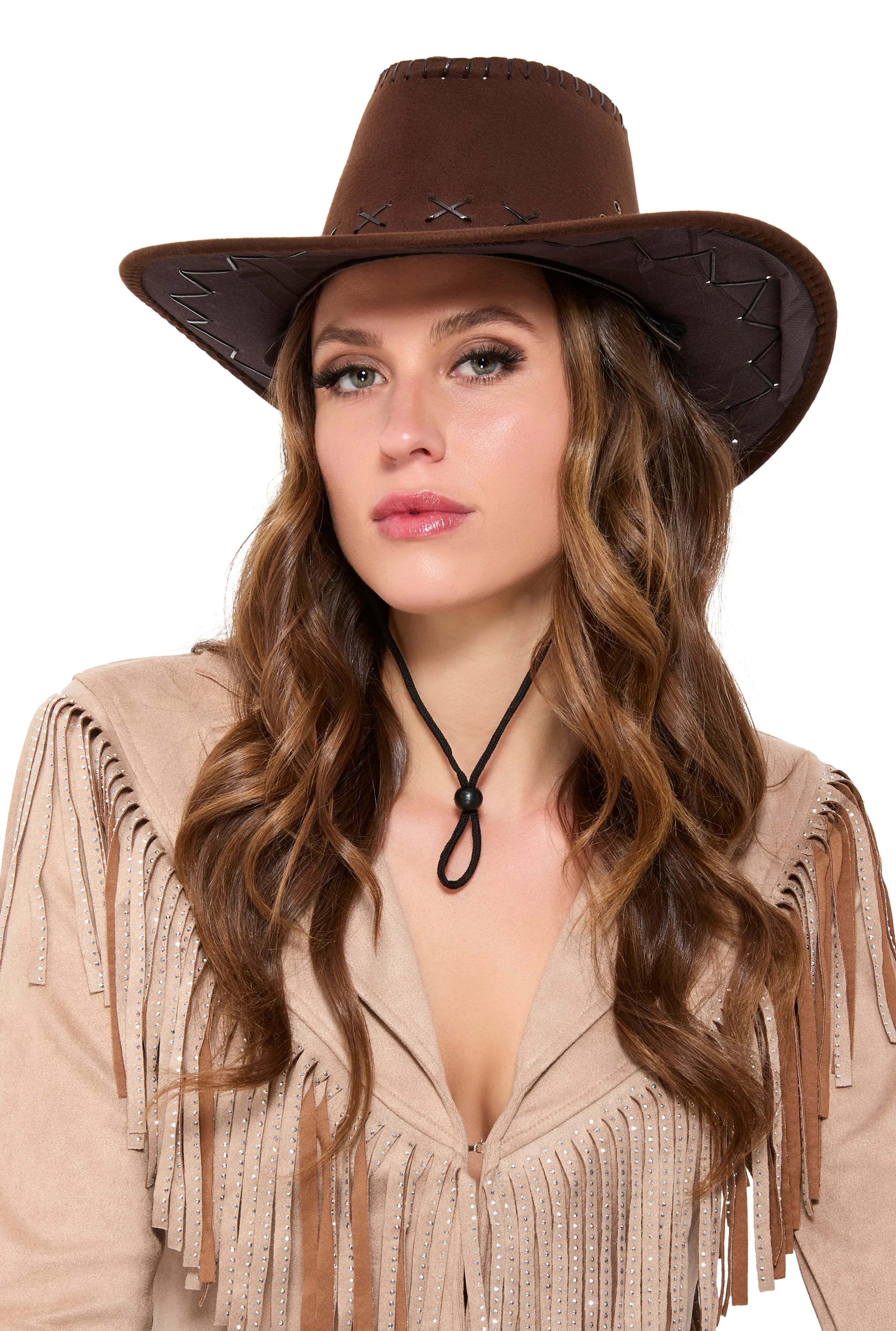 Chin Strap Cowboy Hat sold by Rainbow