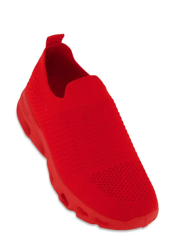 Cut Out Sole Slip On Sneakers sold by Rainbow
