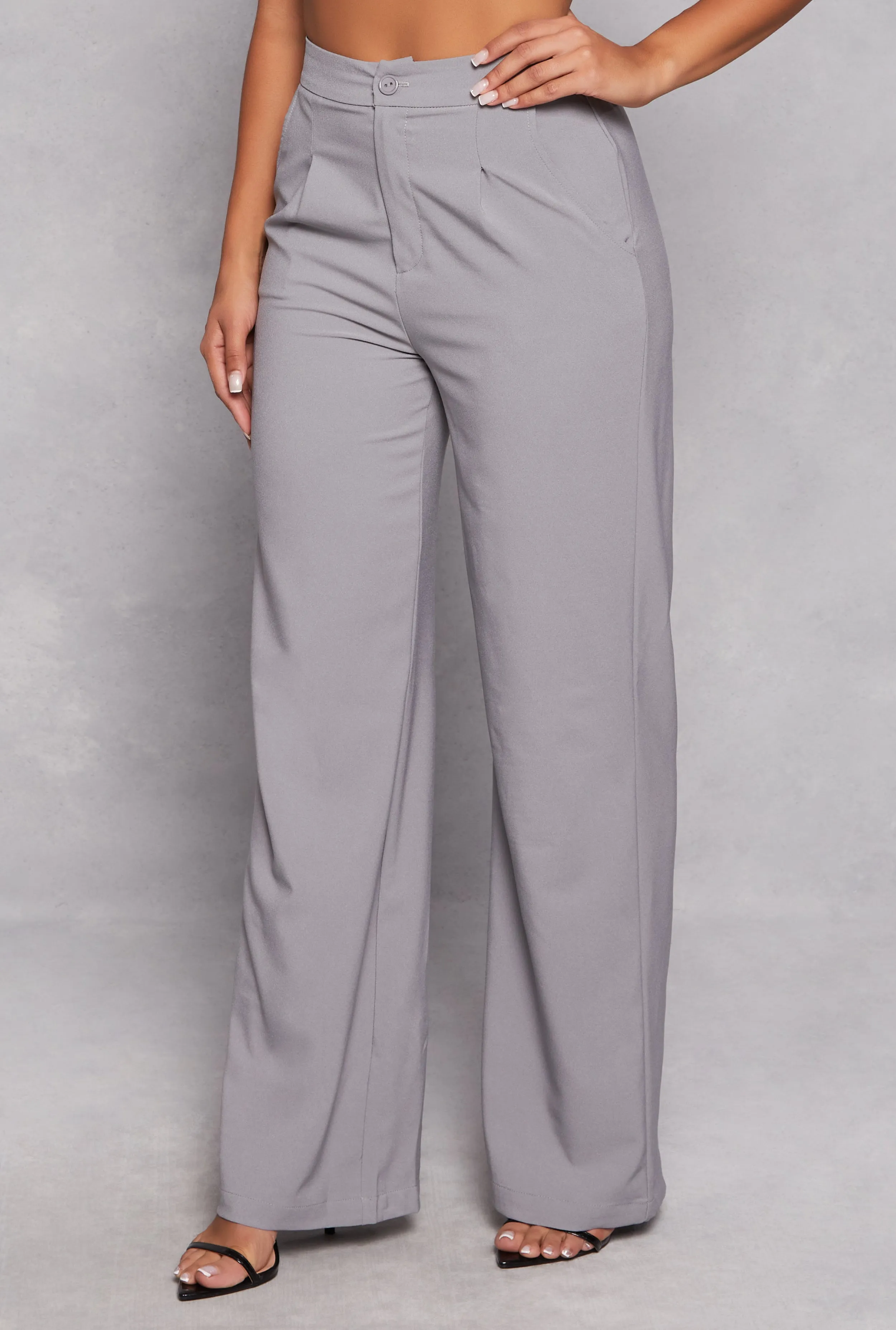 Crepe Knit Wide Leg Dress Pants sold by Rainbow product image thumbnail 2