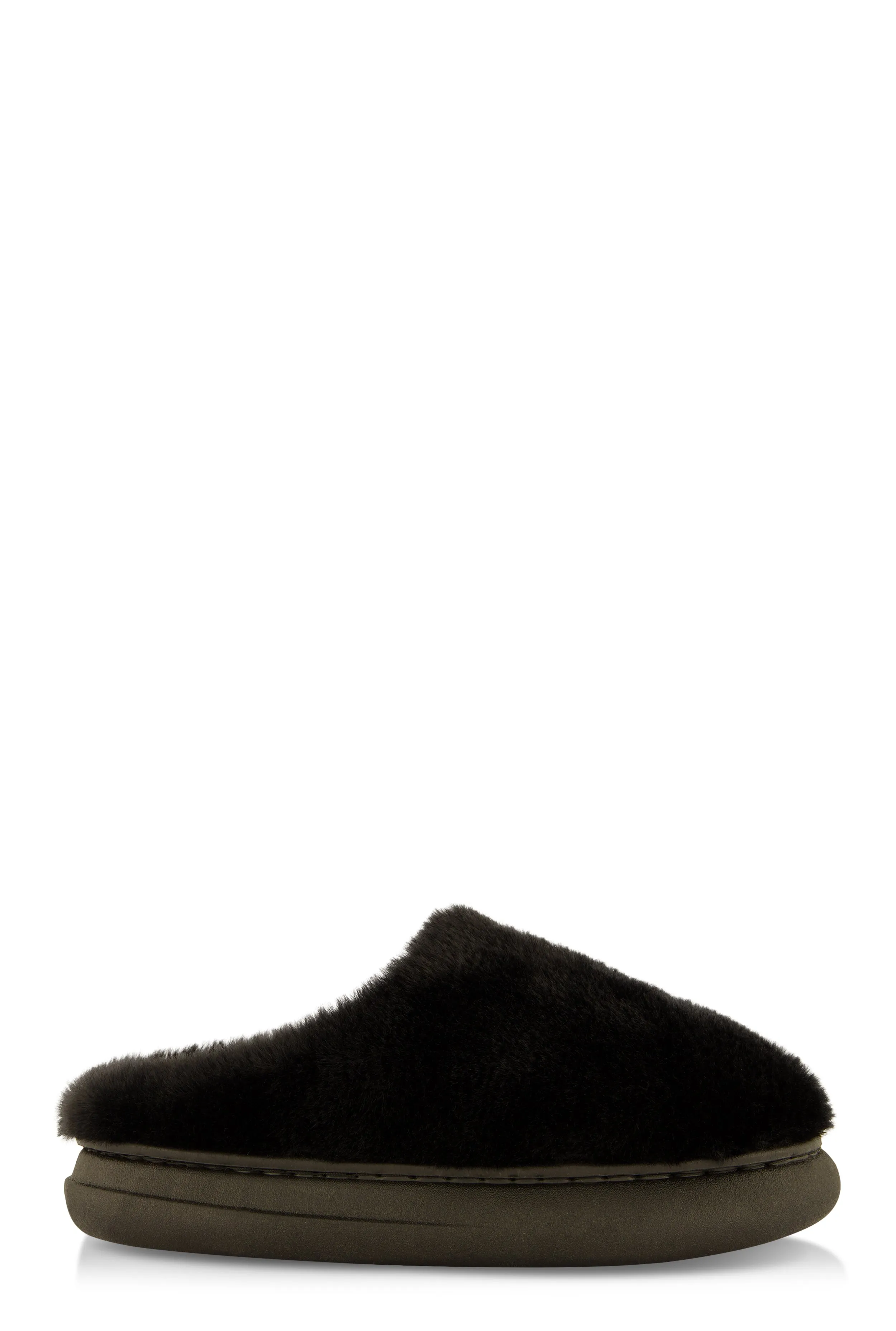 Low Platform Faux Fur Slippers sold by Rainbow product image thumbnail 2