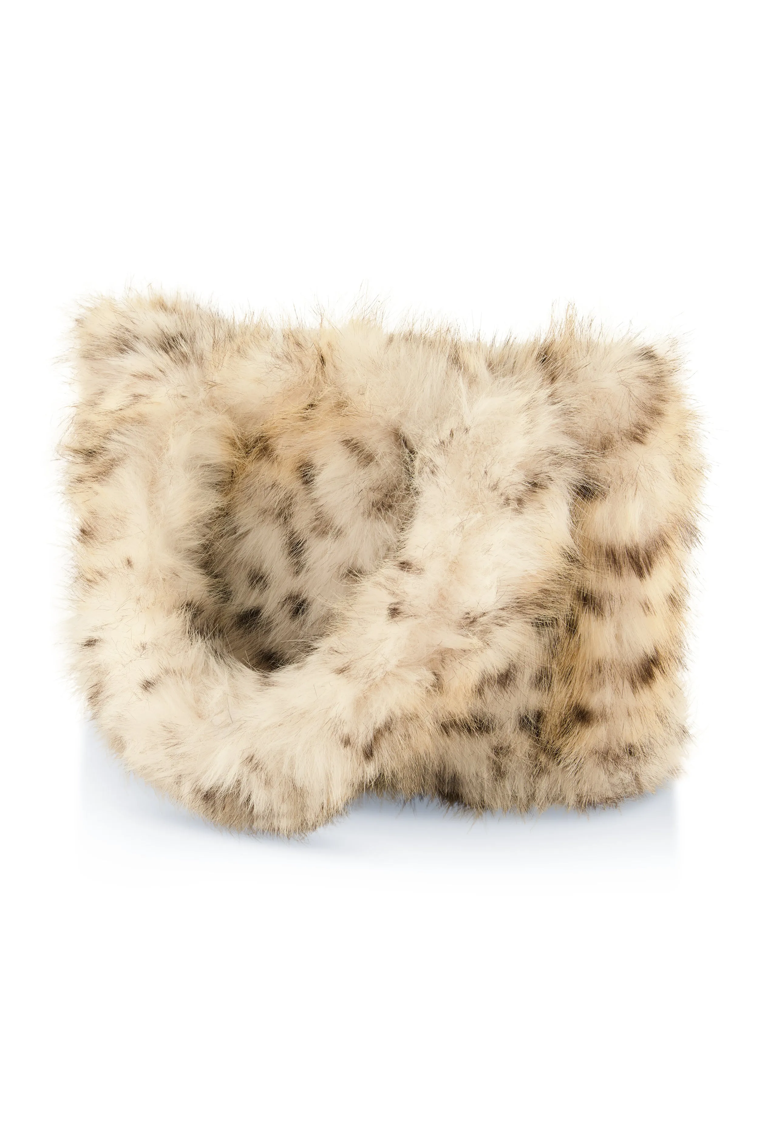 Animal Print Faux Fur Mini Tote Bag sold by Rainbow product image thumbnail 3