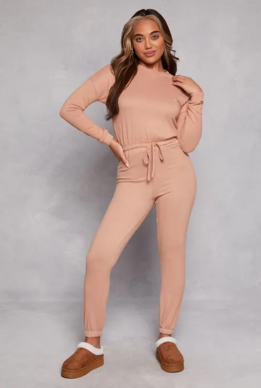 Fleece High Waisted Pull On Sweatpants sold by Rainbow