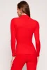 Textured Knit Split Hem Blouse sold by Rainbow