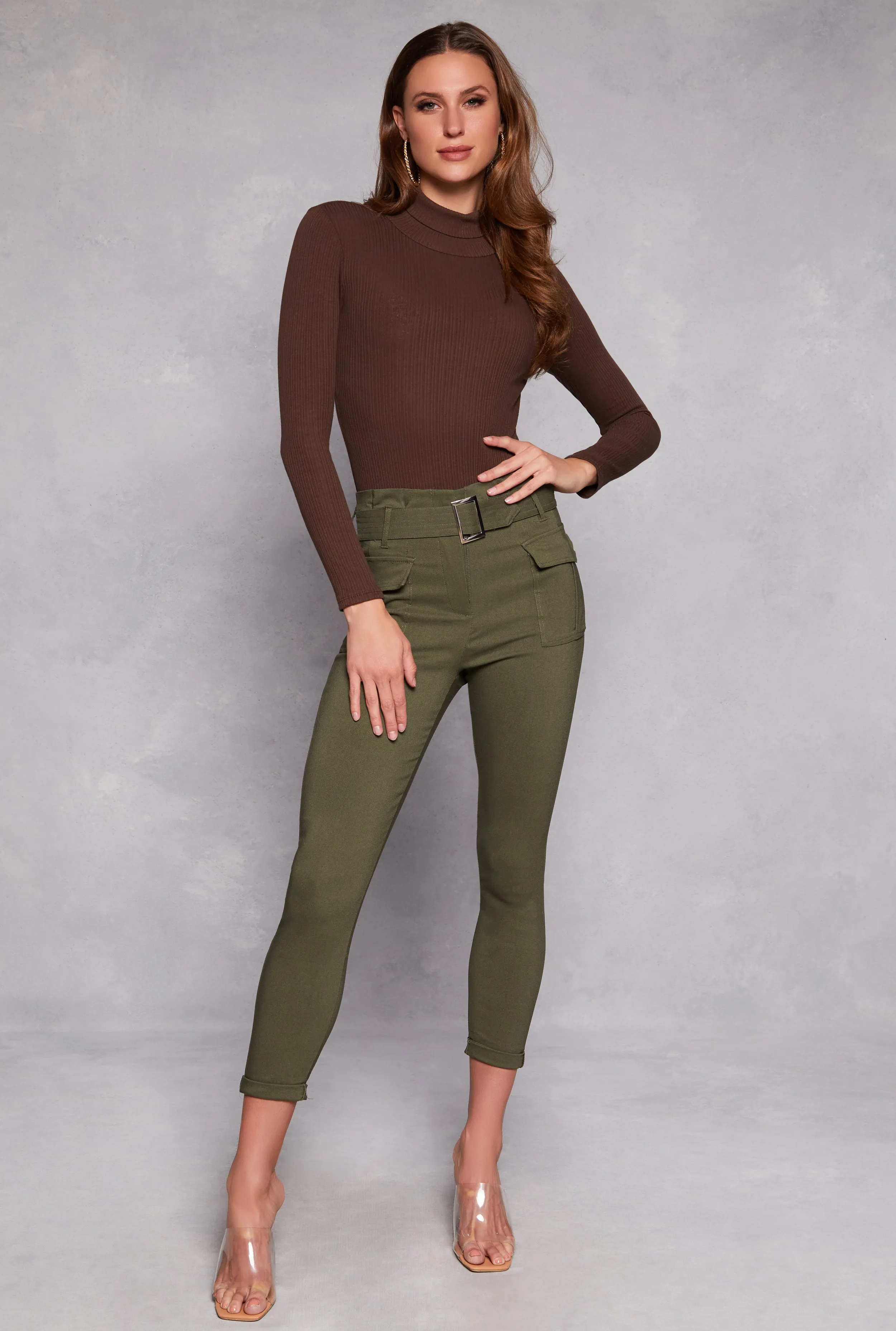 Turtleneck Long Sleeve Bodysuit sold by Rainbow product image thumbnail 2