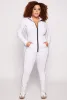 Plus Size Contrast Trim Track Jacket sold by Rainbow