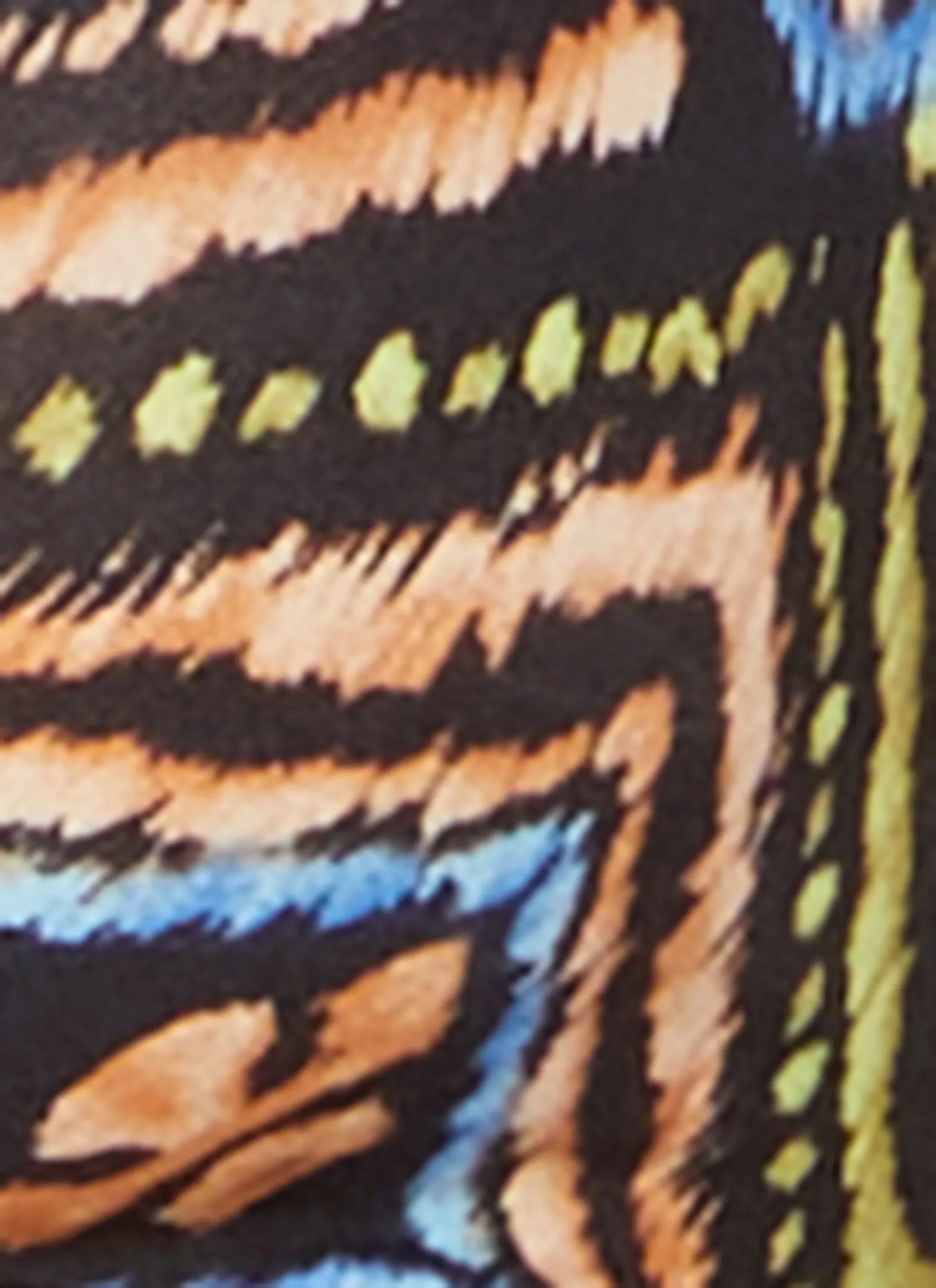 Aztec Print Twist Front Crop Top sold by Rainbow product image thumbnail 4