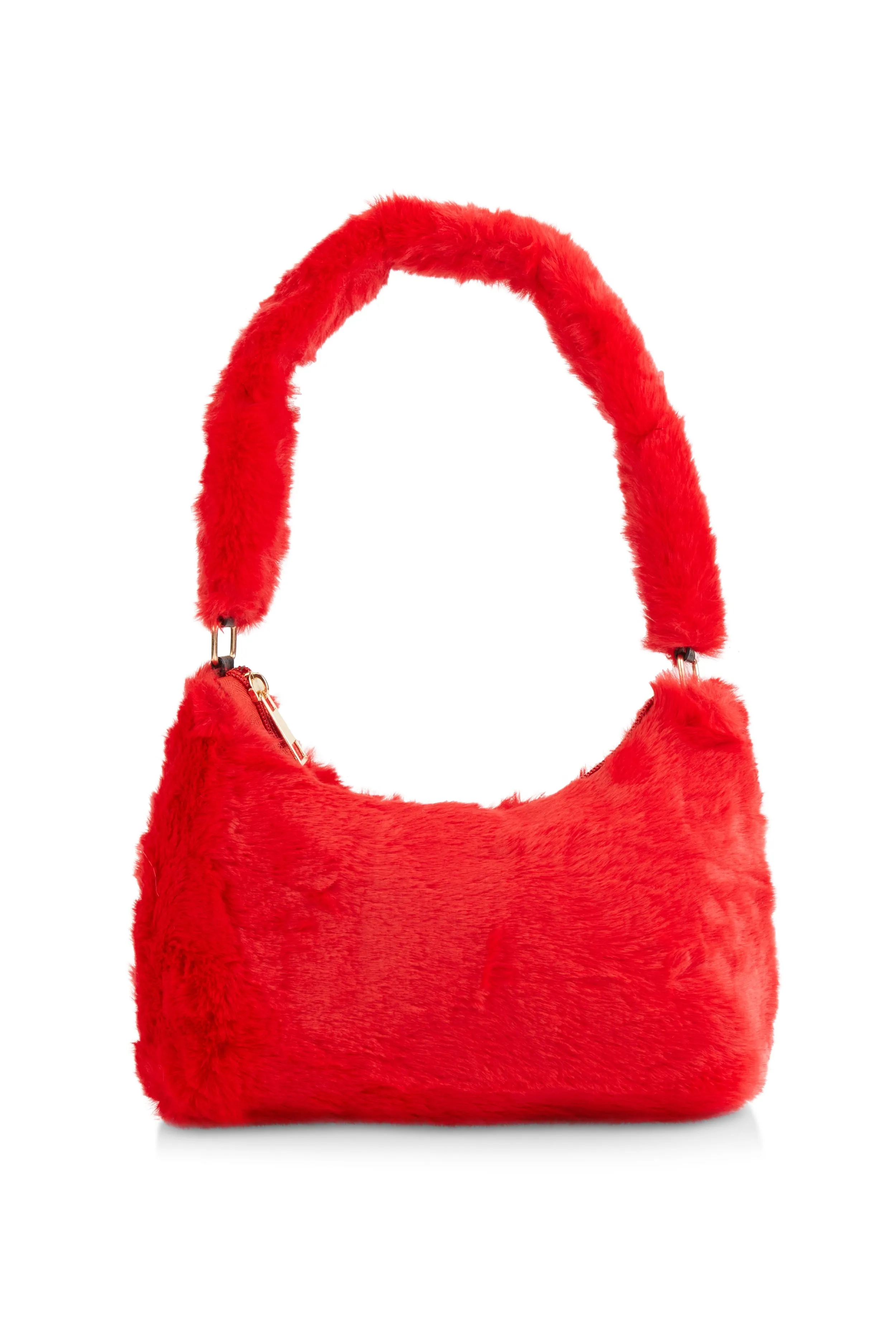 Faux Fur Shoulder Bag sold by Rainbow product image thumbnail 2