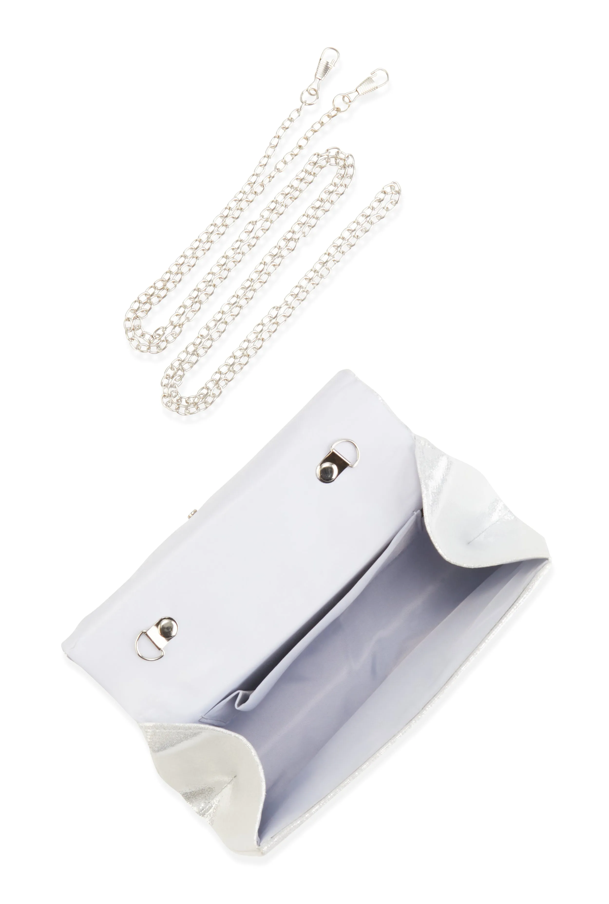 Rhinestone Flap Chain Strap Handbag sold by Rainbow product image thumbnail 5