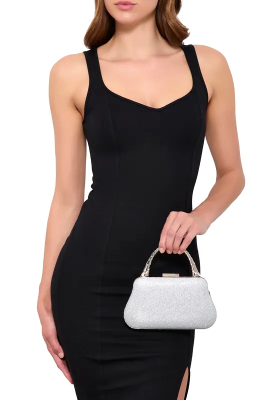 Glitter Top Handle Convertible Crossbody Bag sold by Rainbow