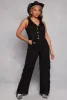 Faux Suede Fringe Pants sold by Rainbow