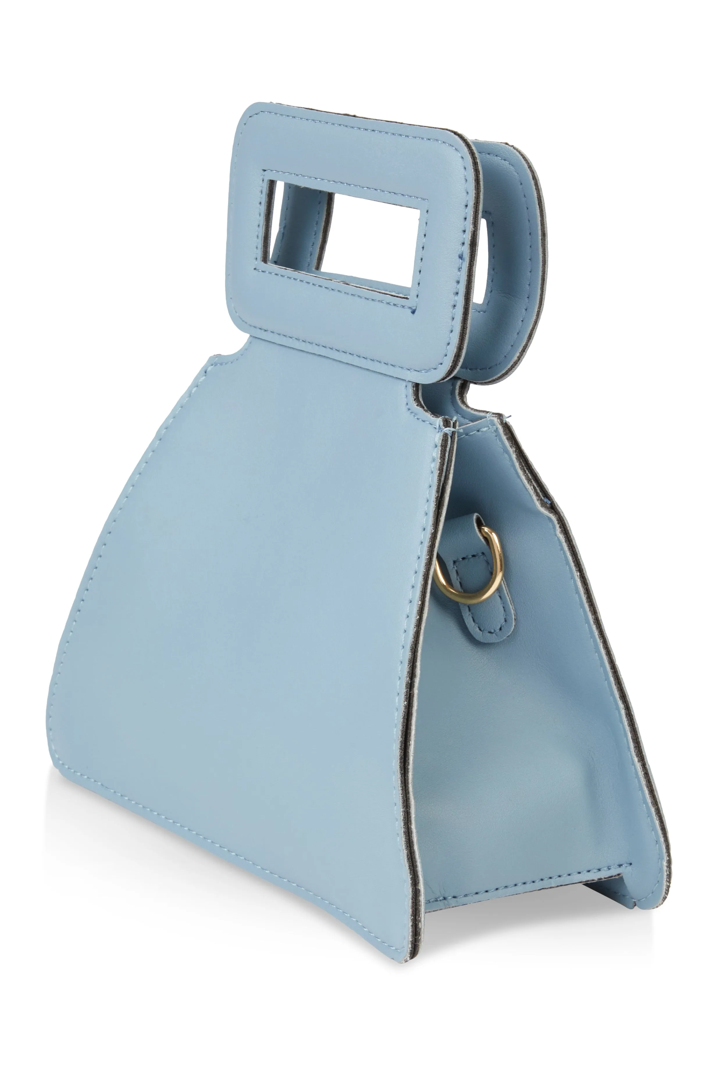 Square Handle Convertible Crossbody Bag sold by Rainbow product image thumbnail 5