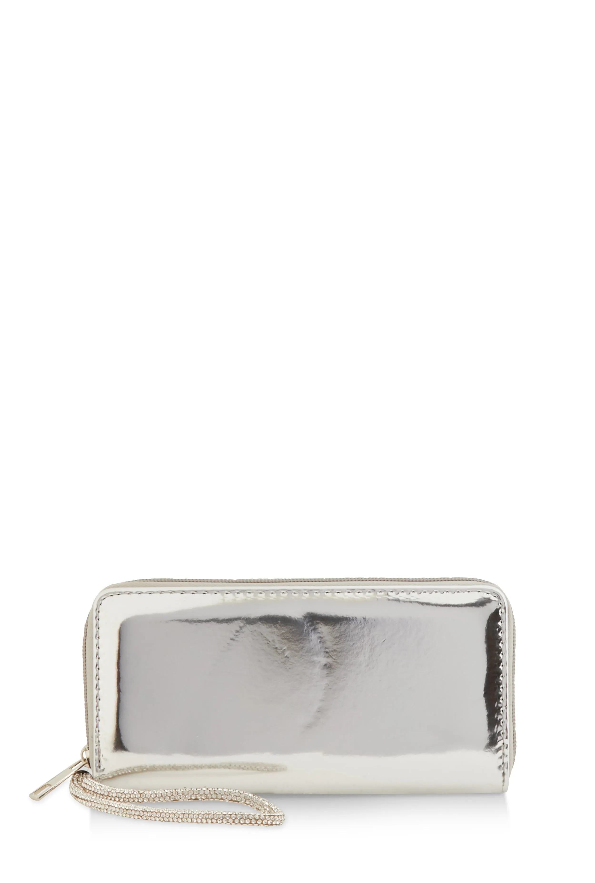 Rhinestone Strap Zip Wristlet Wallet sold by Rainbow product image thumbnail 2