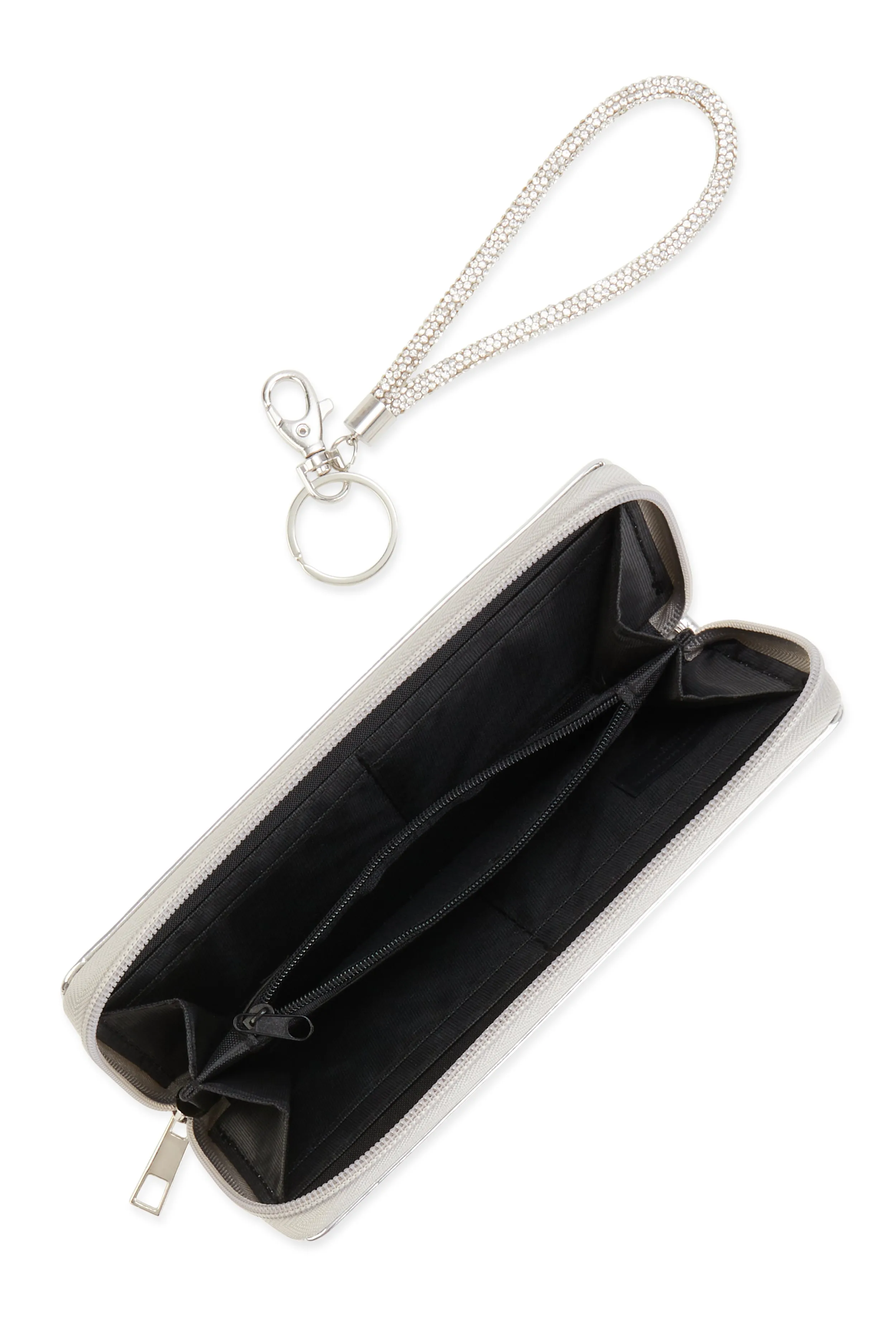 Rhinestone Strap Zip Wristlet Wallet sold by Rainbow product image thumbnail 5