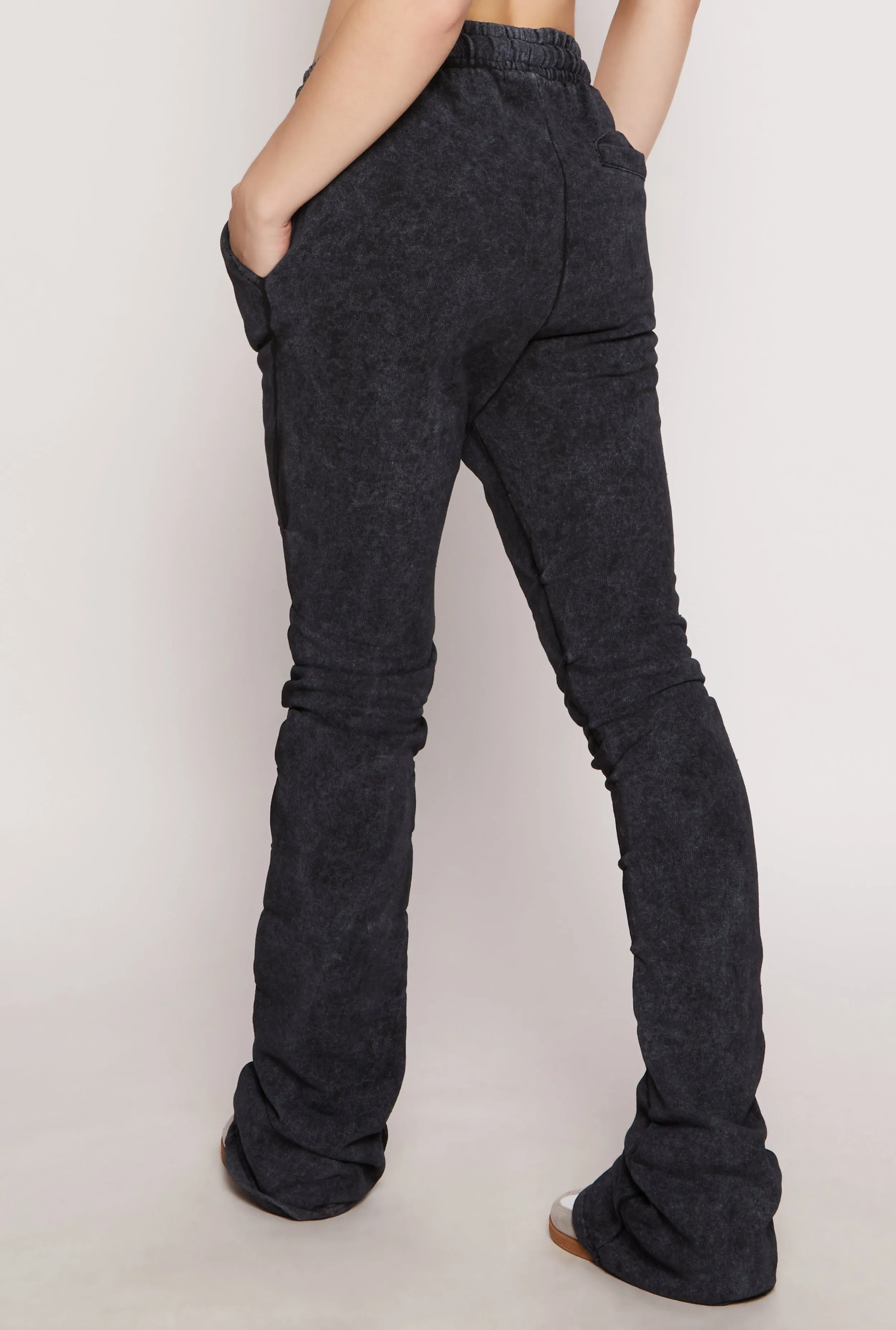 Acid Wash Stacked Sweatpants sold by Rainbow product image thumbnail 3