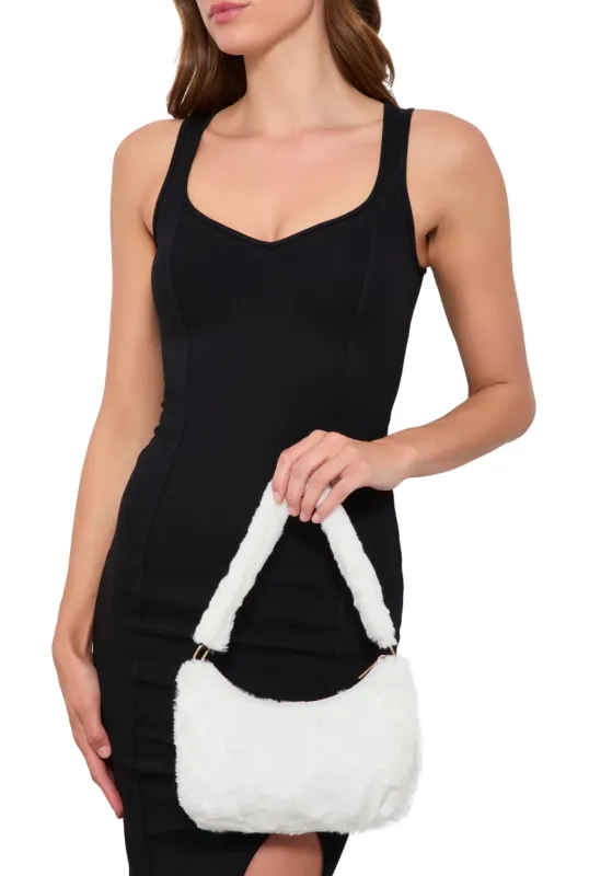 Faux Fur Shoulder Bag sold by Rainbow