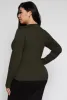 Plus Size Basic Crew Neck Long Sleeve Top sold by Rainbow