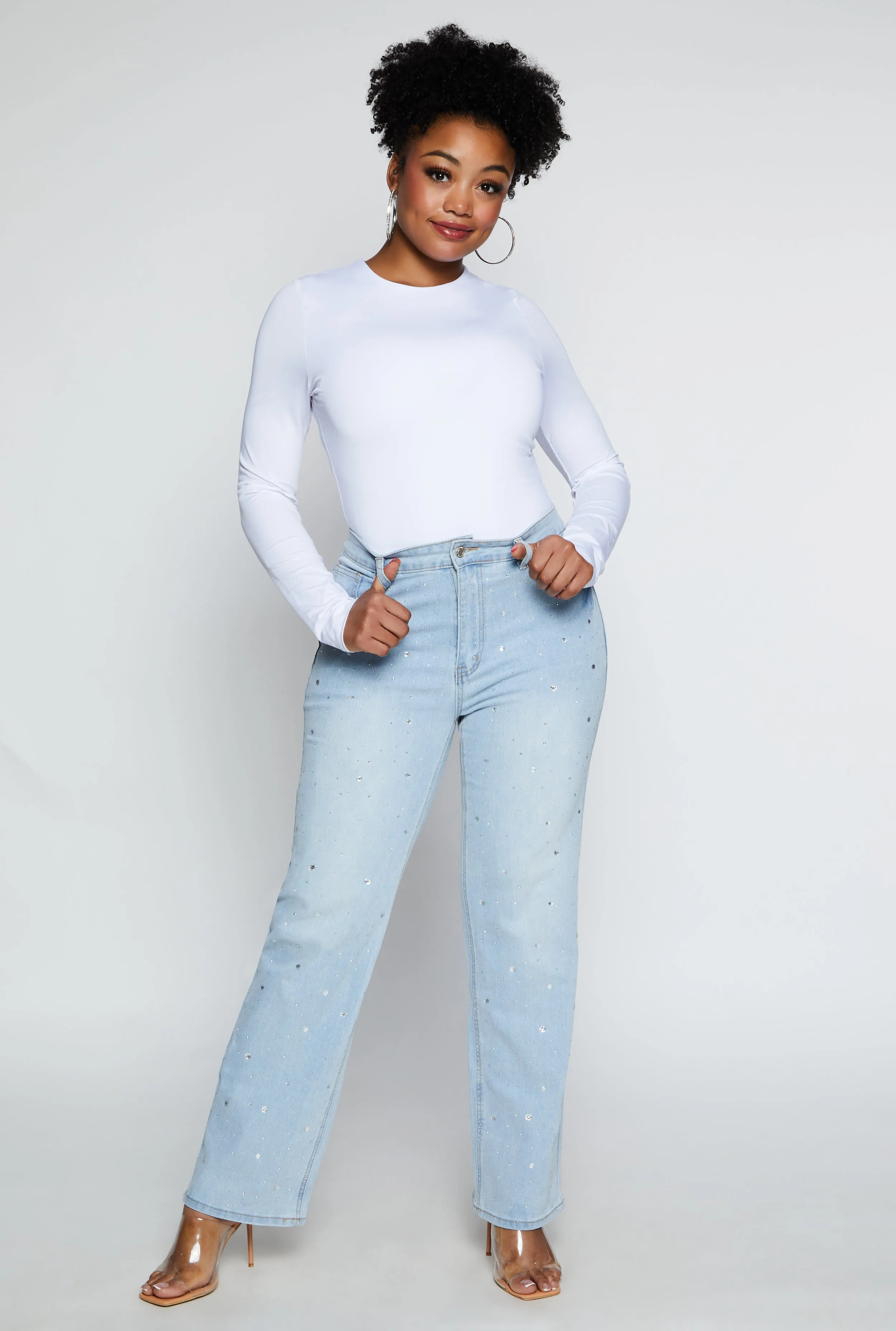 Plus Size Daisy Double Layer Bodysuit sold by Rainbow product image thumbnail 2