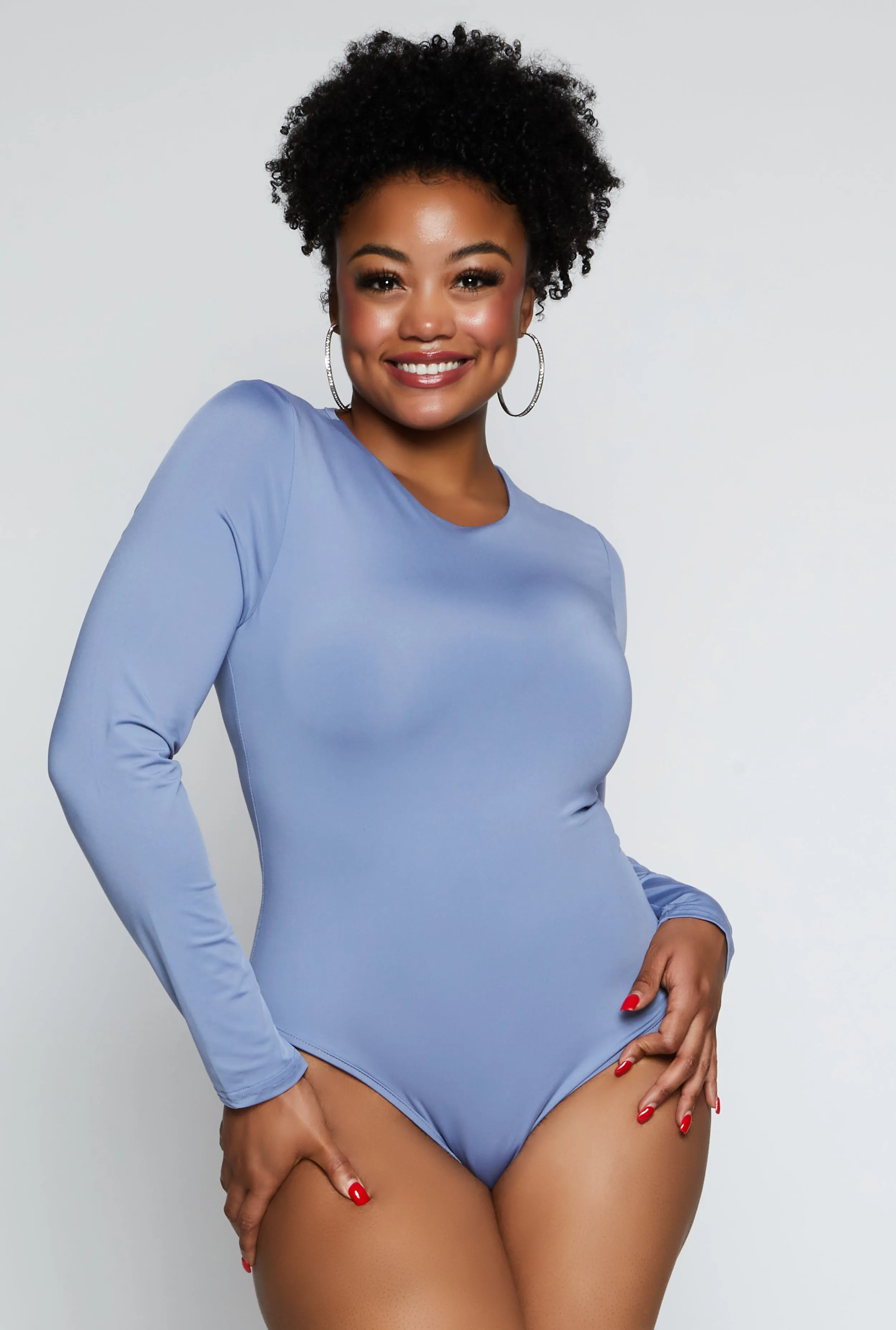 Plus Size Daisy Double Layer Bodysuit sold by Rainbow