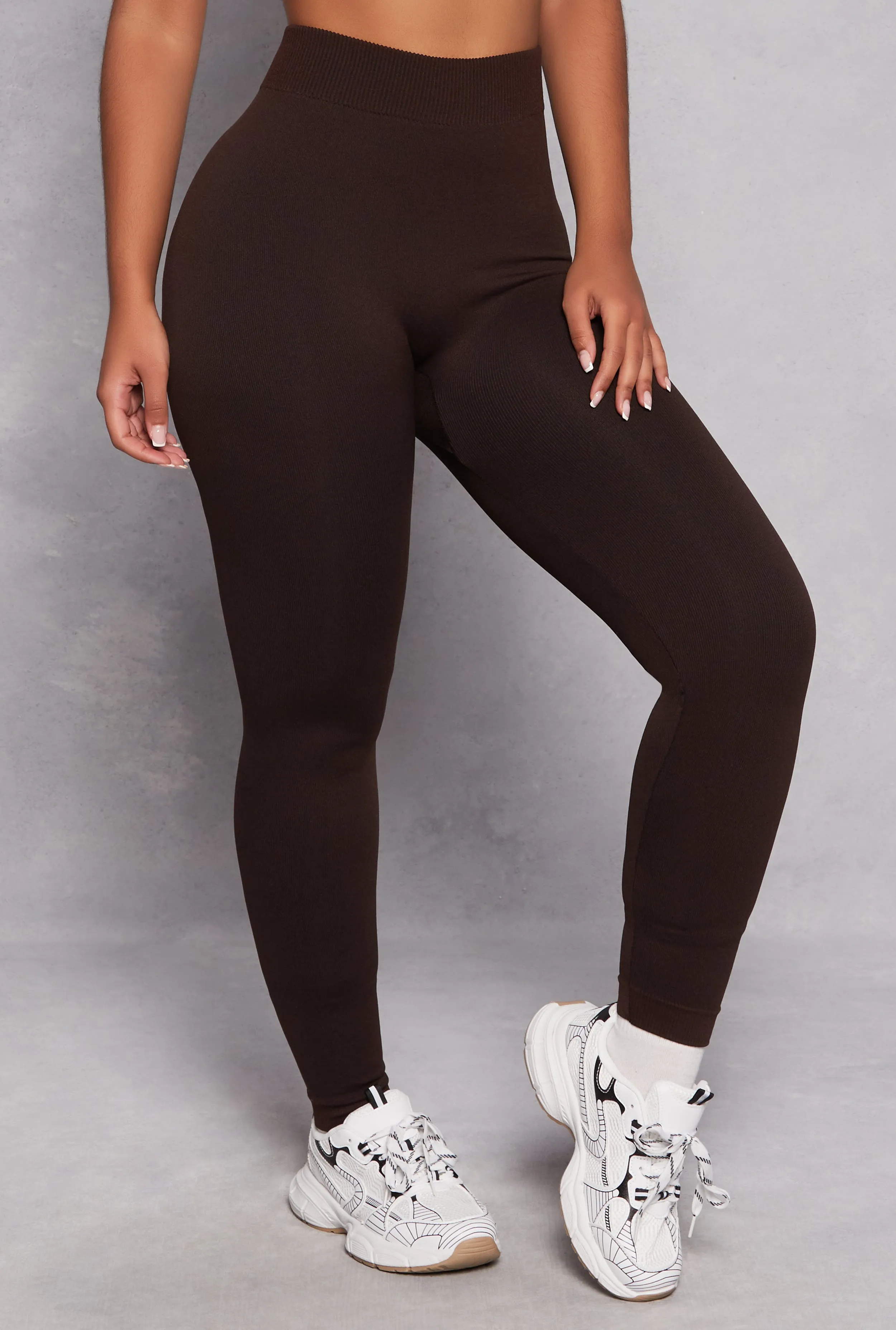 French Terry High Waist Leggings sold by Rainbow product image thumbnail 2
