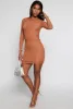 Haute Monde Rhinestone Long Sleeve Mini Dress sold by Rainbow