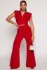 Crepe Knit High Waist Flare Pants sold by Rainbow